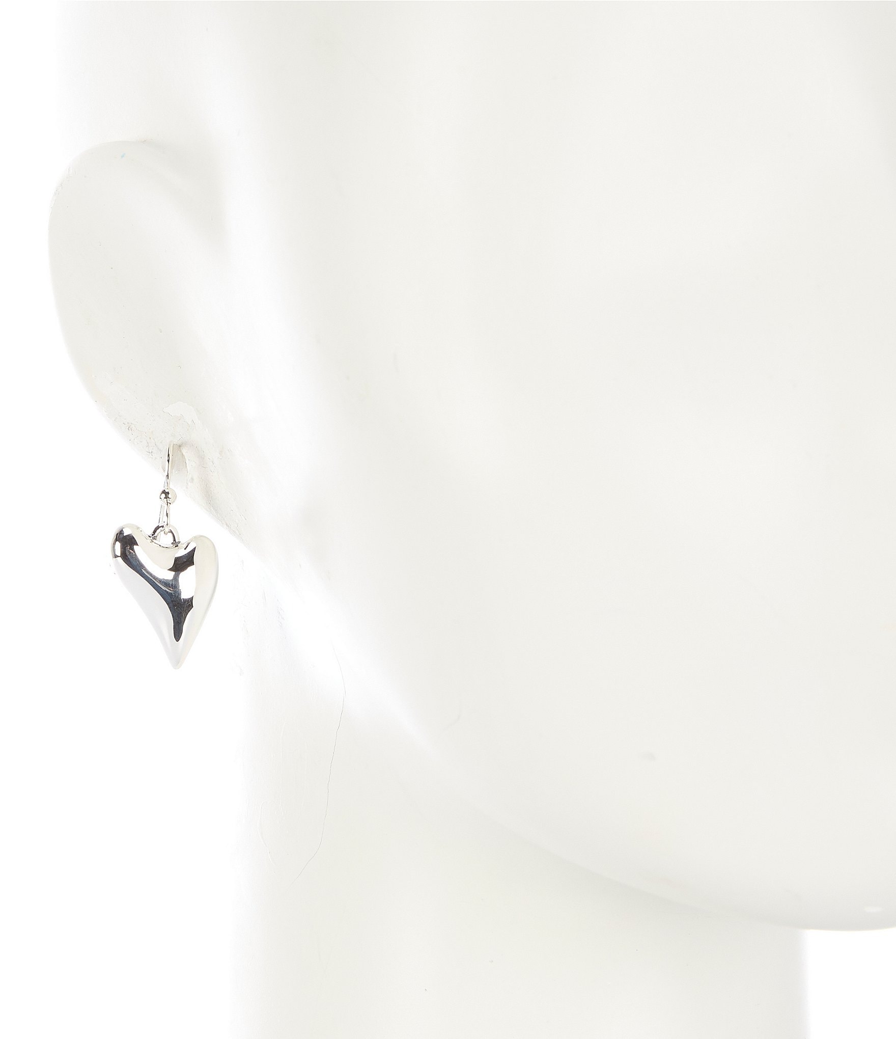 Simon Sebbag Mini Heart Sterling Silver Drop Earrings