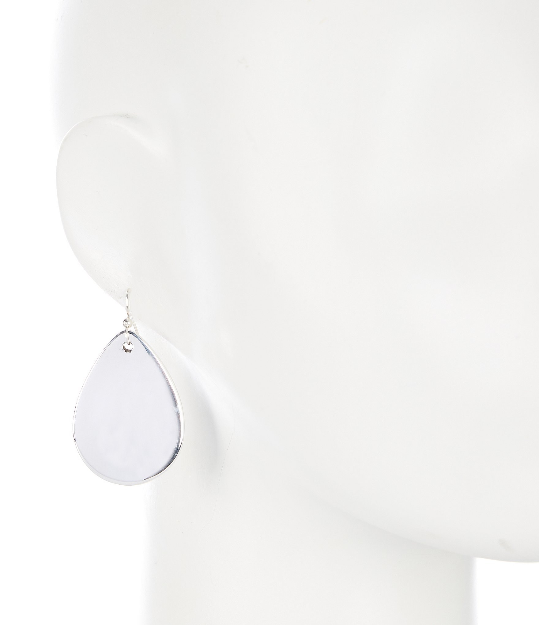 Simon Sebbag Sterling Silver Smooth Tear Drop Earrings