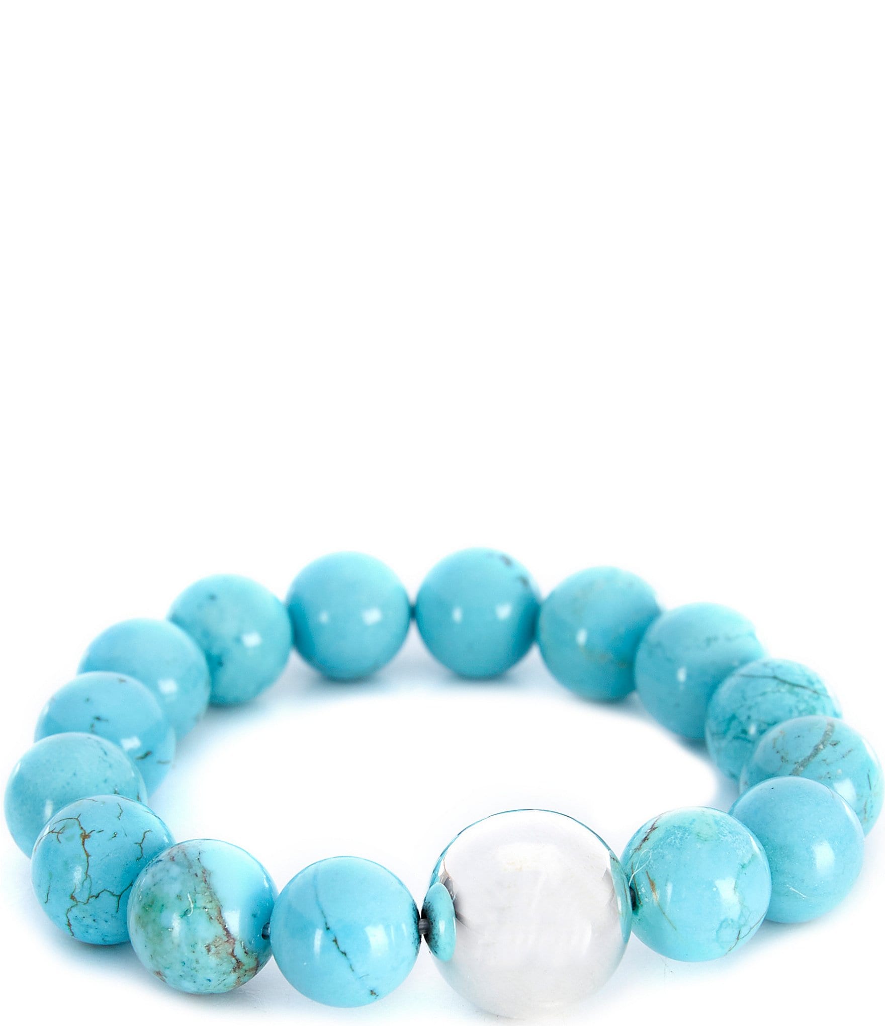 Simon Sebbag Turquoise Stretch Bracelet