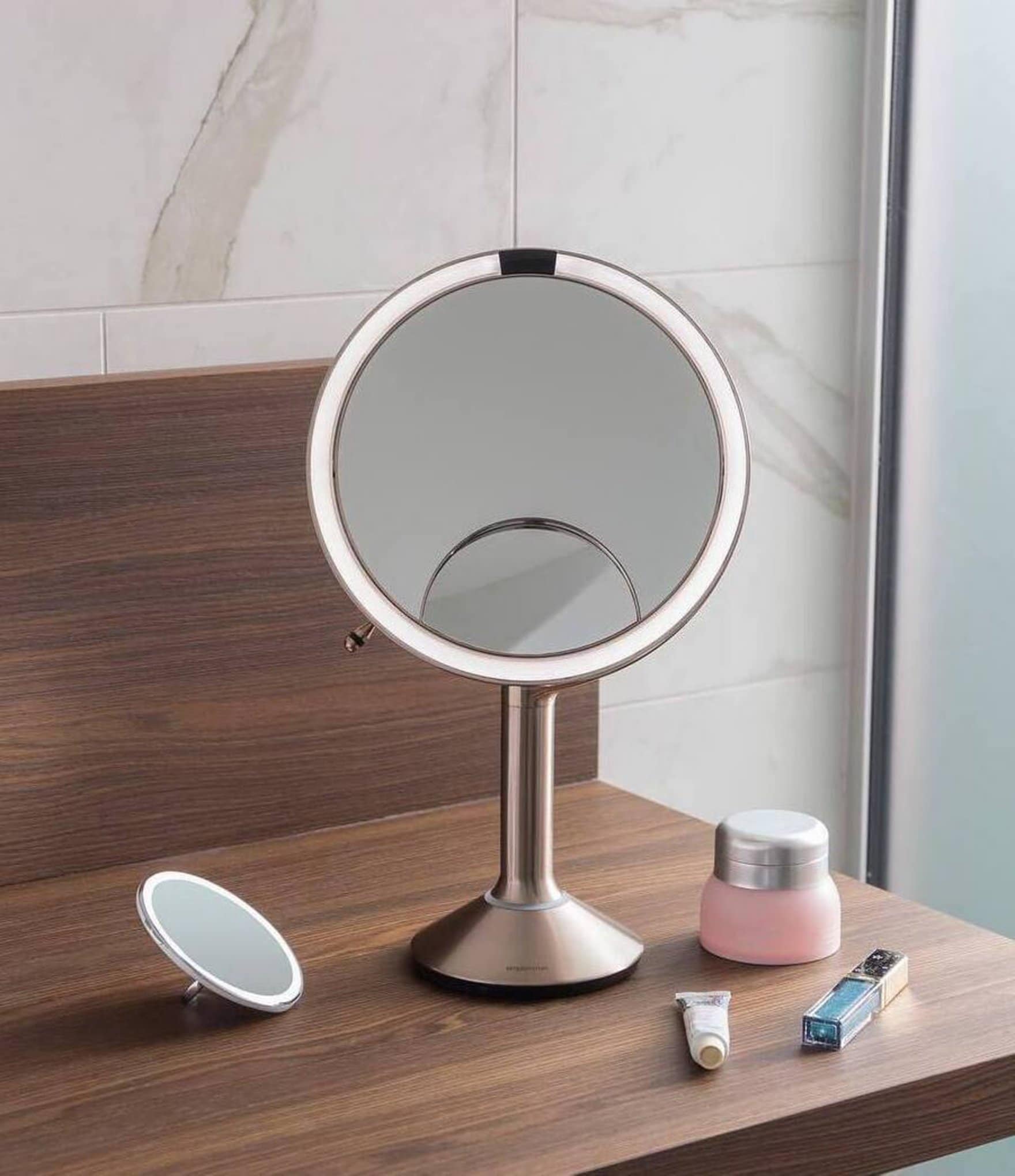 simplehuman 4#double; Sensor Lighted Mirror Compact