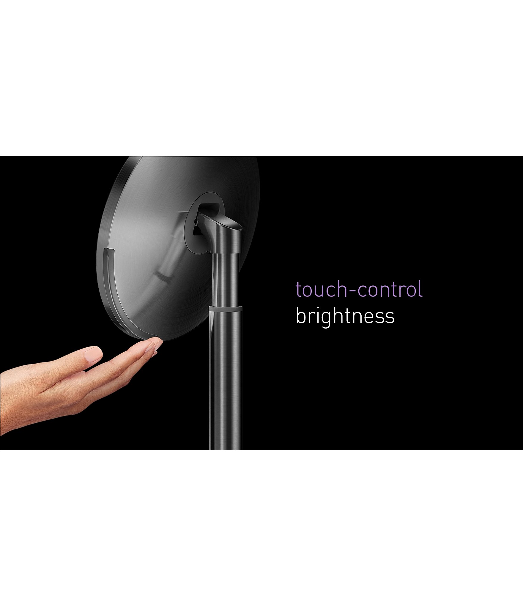 simplehuman 8#double; Sensor Mirror with Touch-Control Brightness