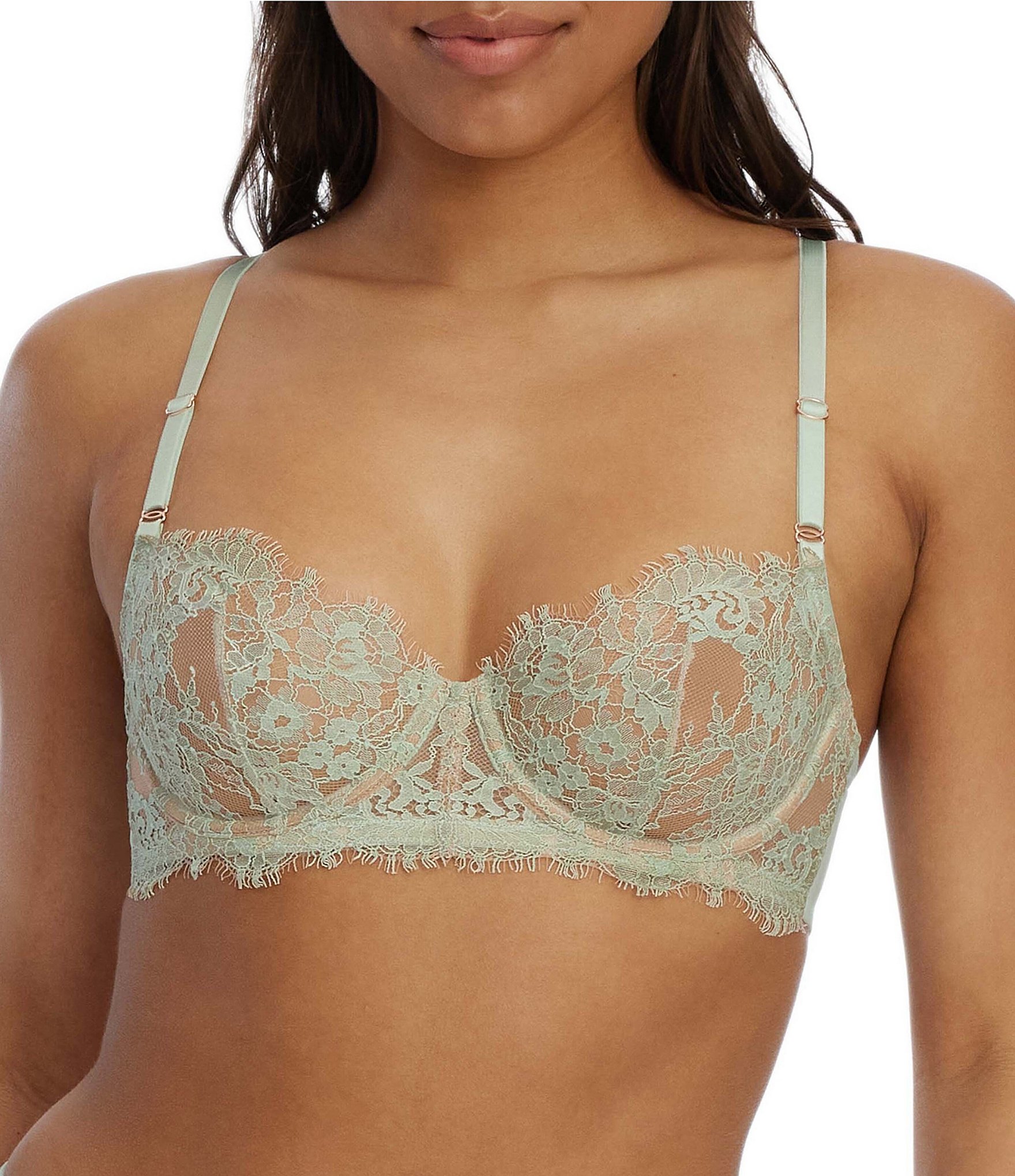 Skarlett Blue Entice Eyelash Lace Unlined Balconette Bra