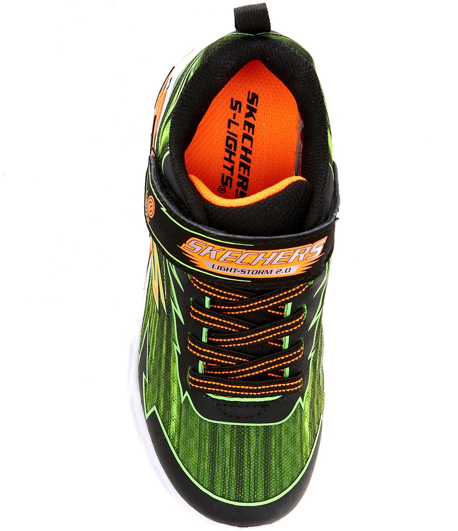 Skechers Boys' S-Lights: Light Up Storm 2.0-Bolt-Brites Sneakers (Toddler)