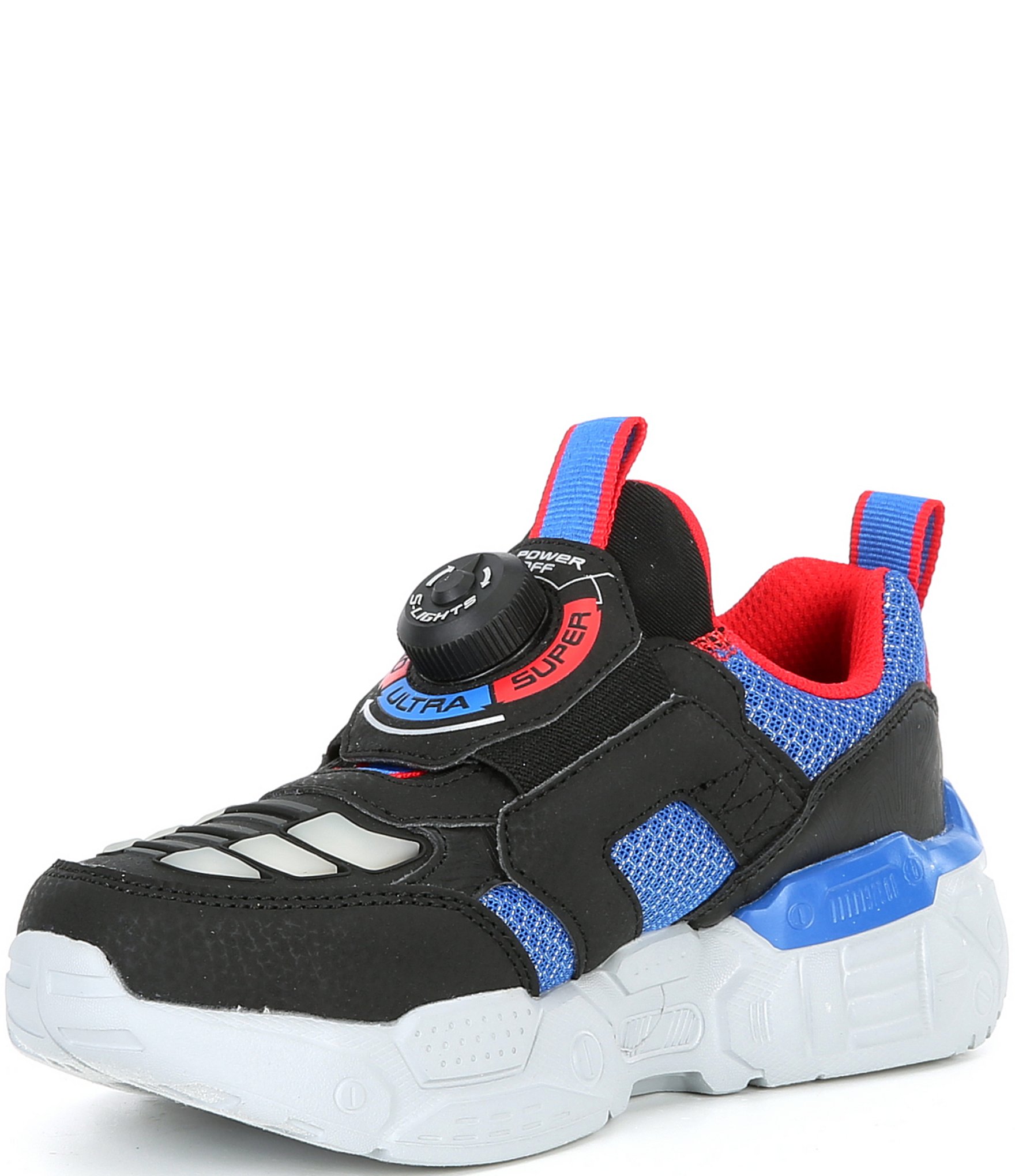 Skechers Boys' S-Lights Turbo Fuse Selectron Light Up Sneakers (Youth)