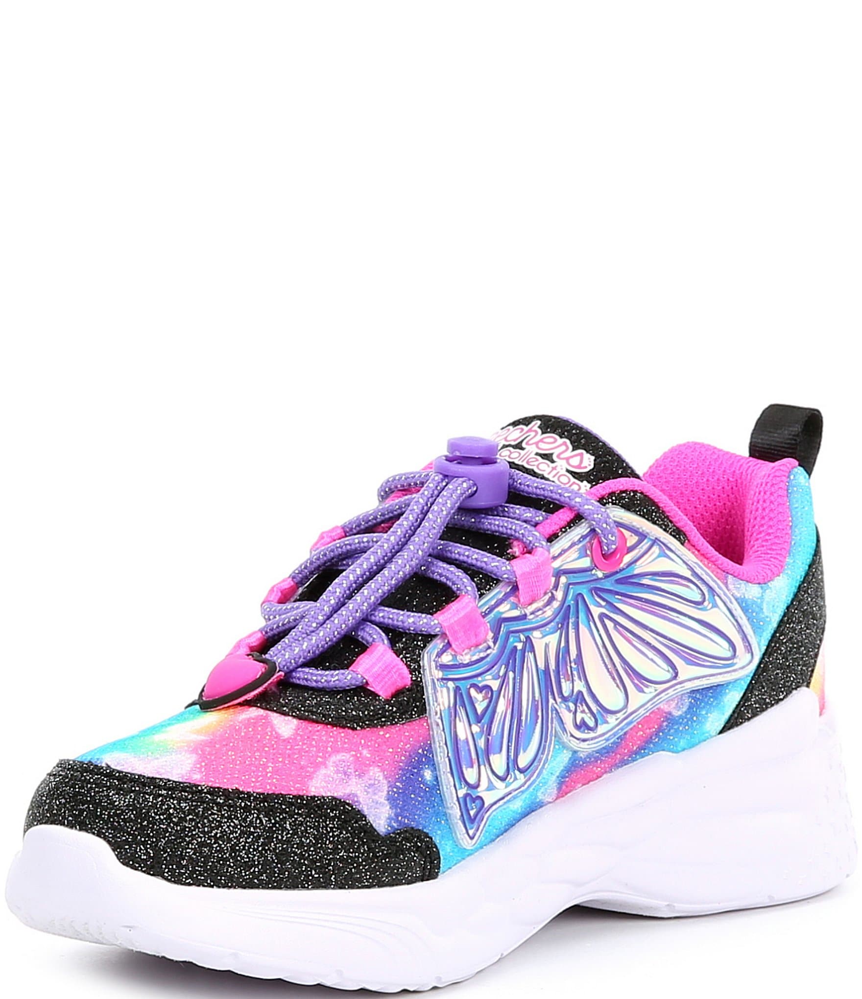 Skechers Girls' Dream Racer-Wing Brites Lighted Sneakers (Toddler)