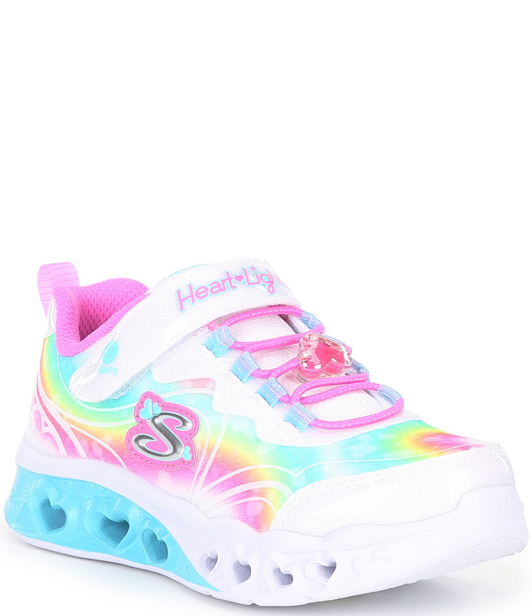 Skechers Sneakers Girls 12.5 Twinkle Taps Black and Rainbow High