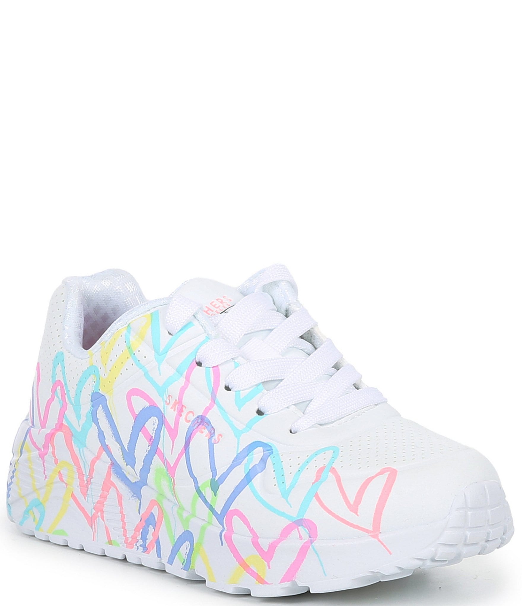 Skechers Girls' JGoldcrown: Uno Lite - Spread the Love Sneakers ...