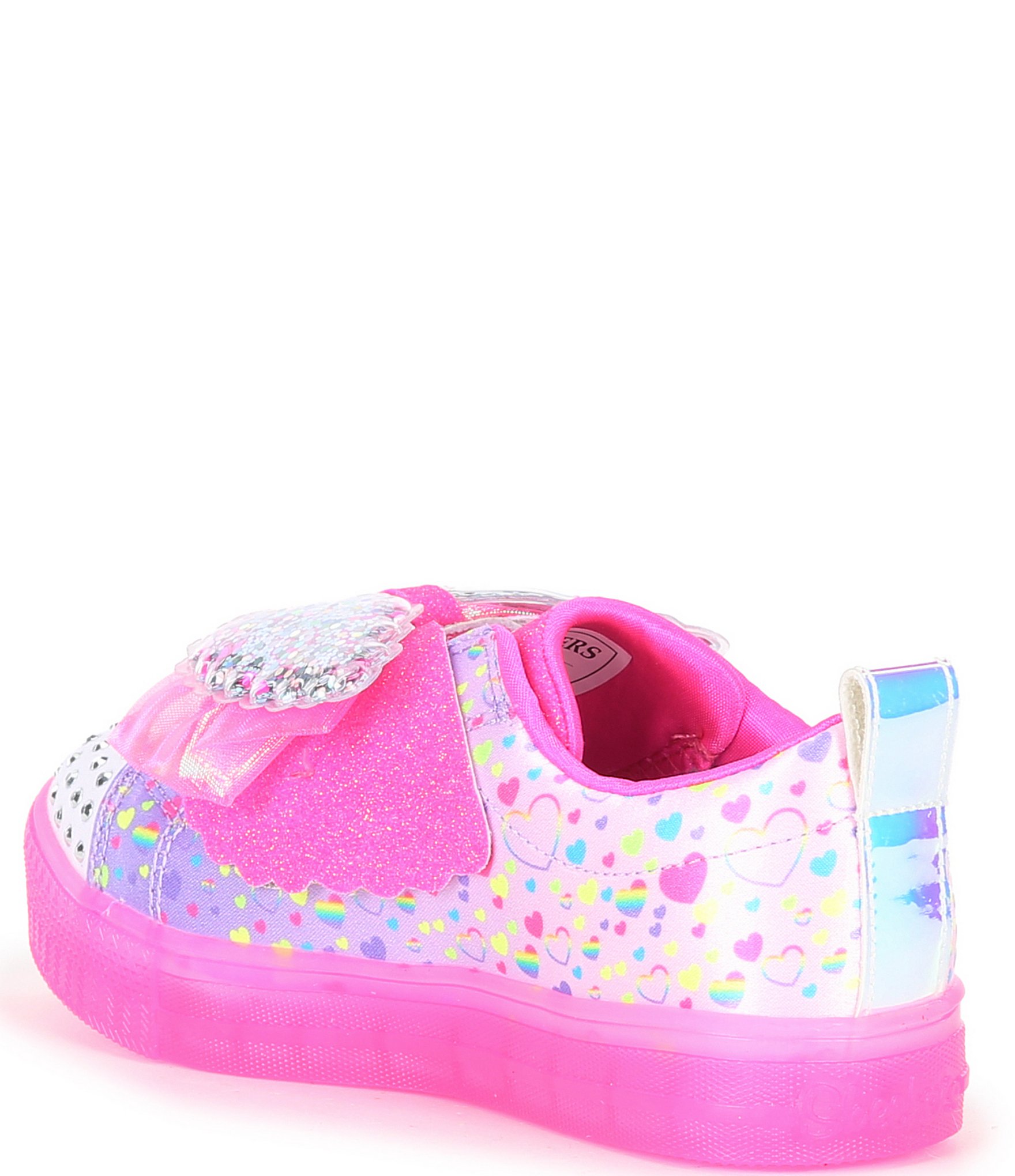 Skechers Girls' Twinkle Toes Shuffle Brights Lighted Sneakers (Toddler)