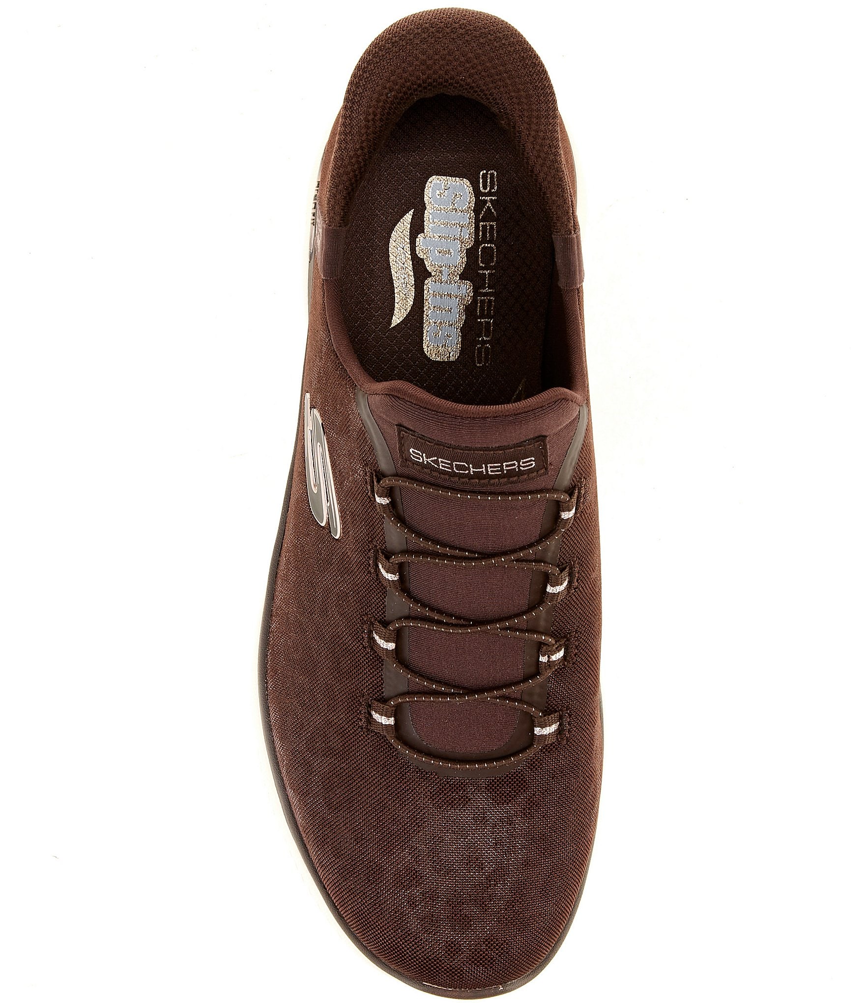 Skechers Women's Hands Free Slip-Ins Arch Fit Summits Leopard Sneakers