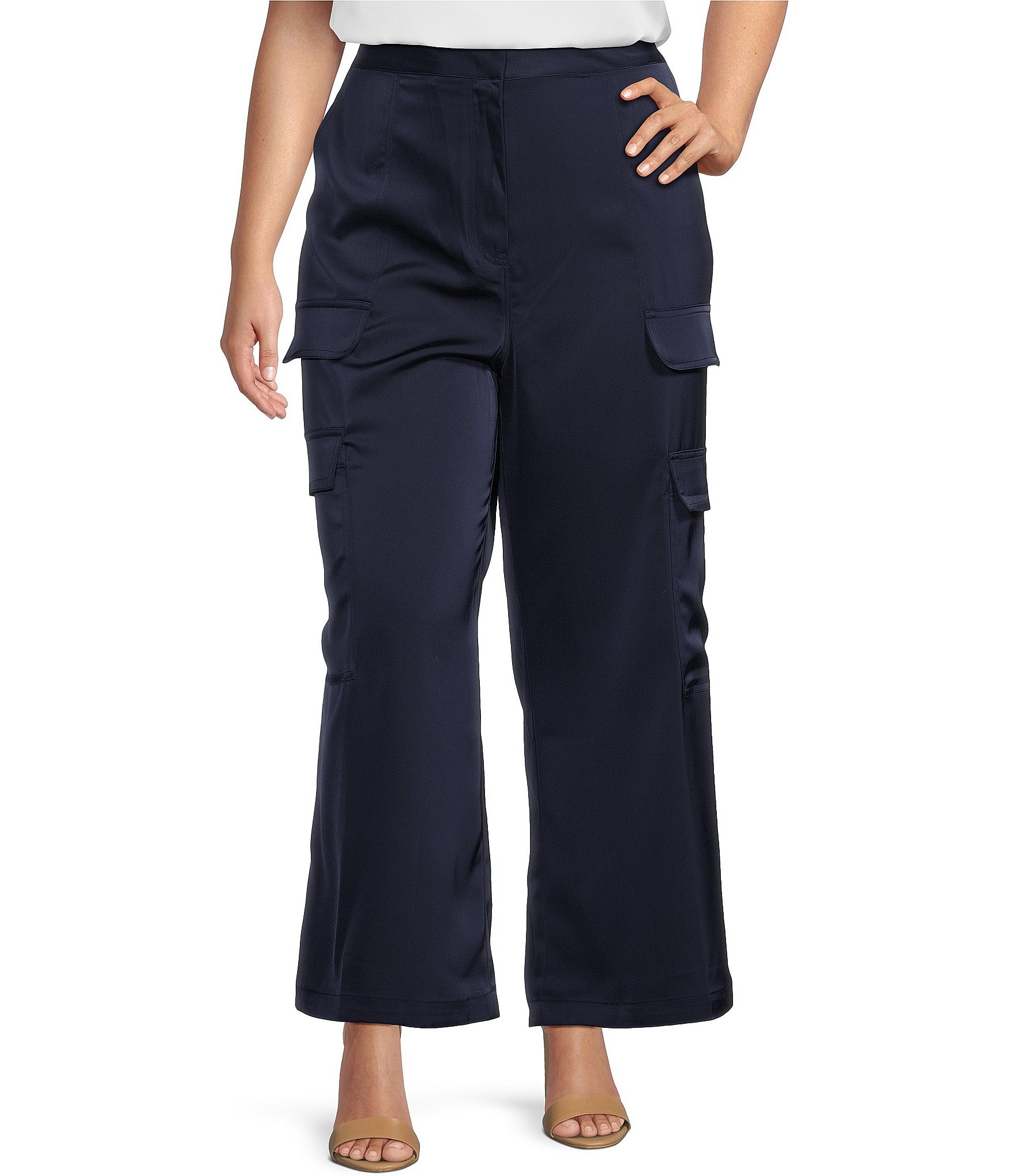 fvwitlyh Pants for Women Falls Creek Pants Gradient Plus Size Regular Women  Waist Mid Pants Long Denim Jeans Slim Plus Size Pants New Cargo Pants