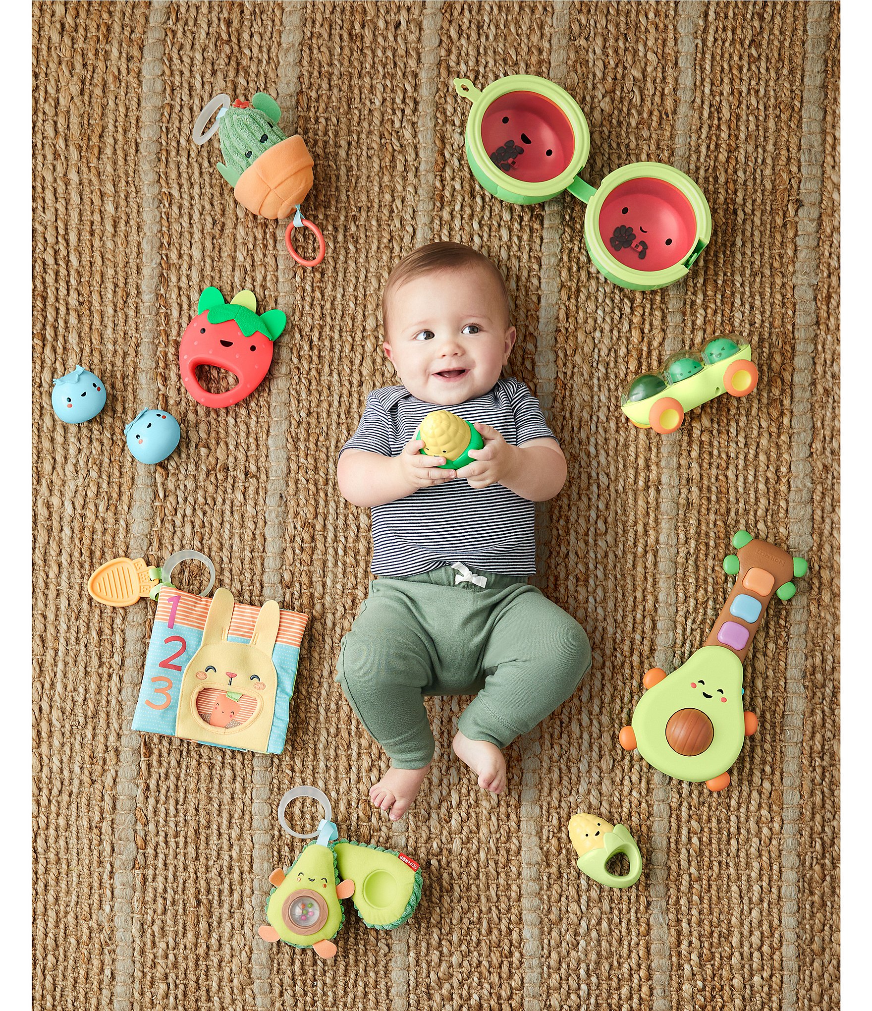 Skip Hop Farmstand Avocado Stroller Toy