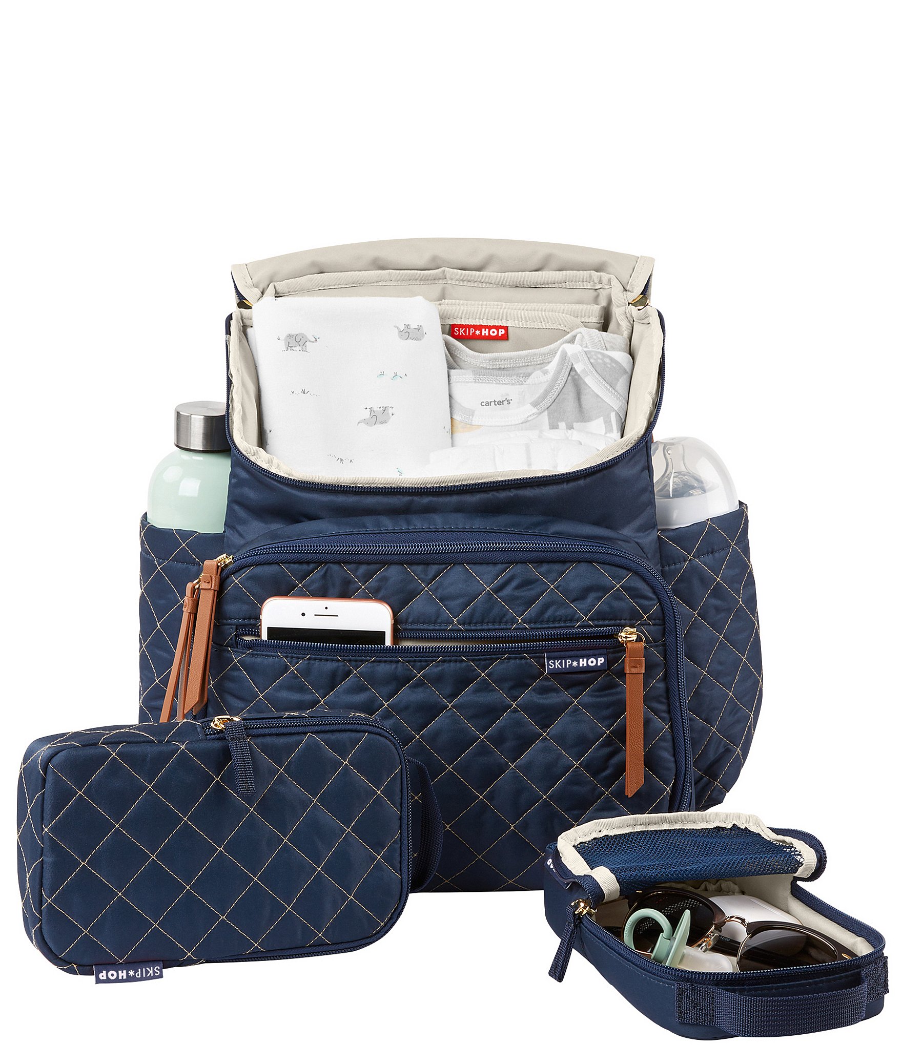 Skip Hop Quilted Forma Backpack Diaper Bag
