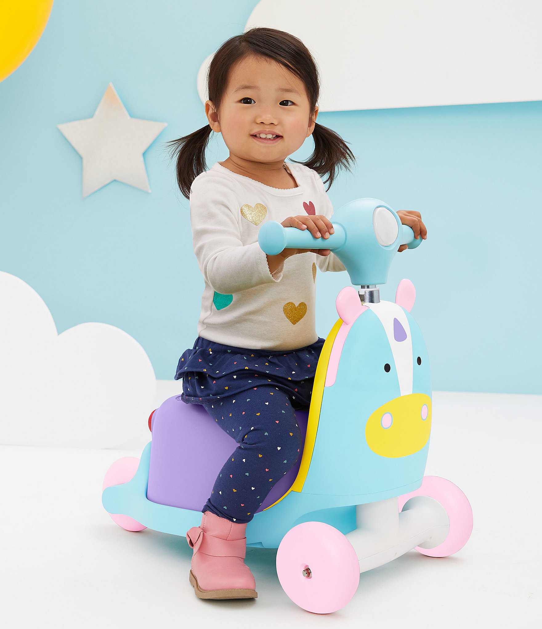 Skip Hop Unicorn 3-In-1 Ride On Toy