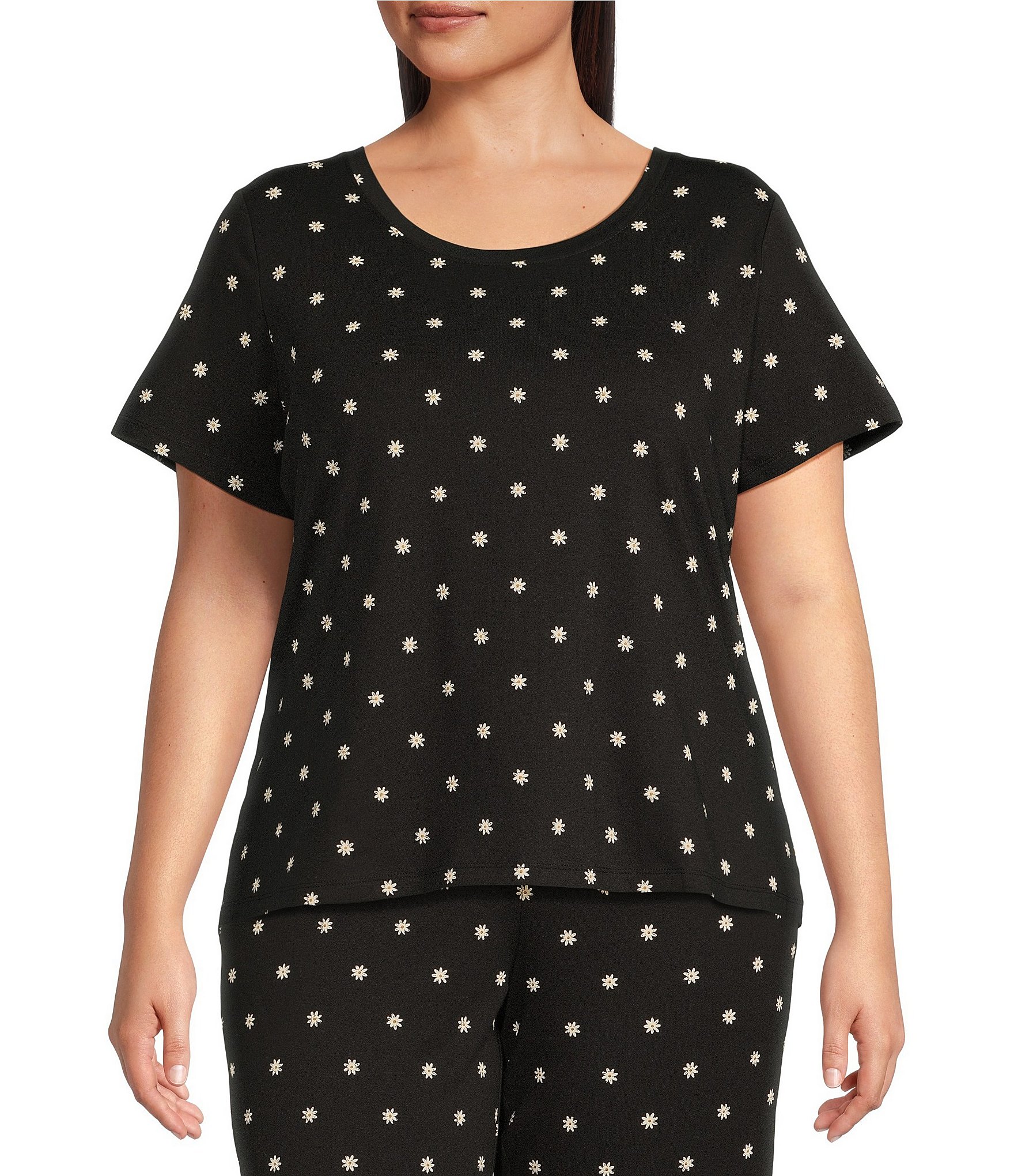kate spade new york Plus Size dream a little dream Coordinating Jersey  Knit Shorty Pajama Set
