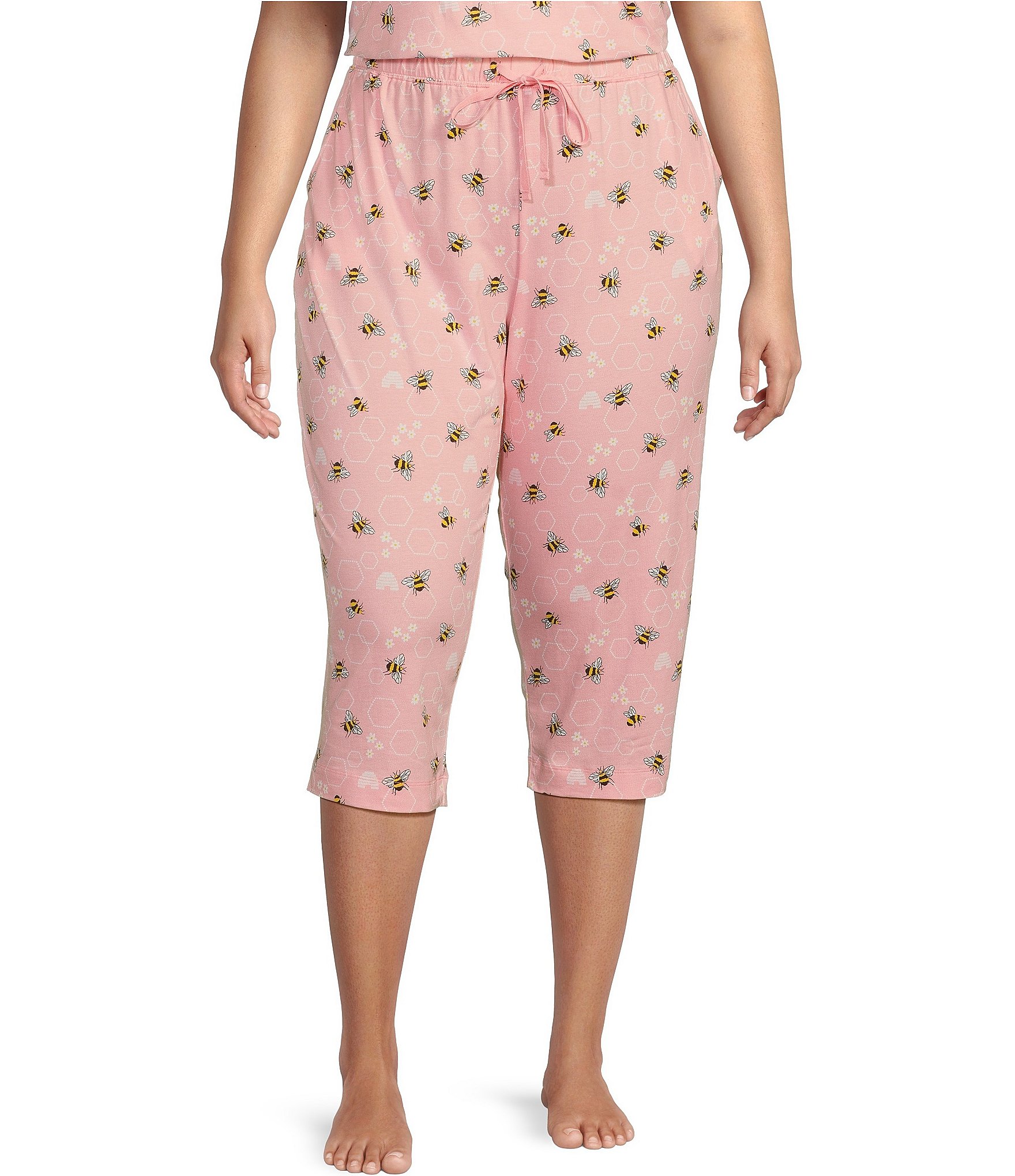 Just Love 100% Cotton Women's Capri Pajama Pants Sleepwear - Comfortable  and Stylish (Cupcake - White, 3X) - Walmart.com