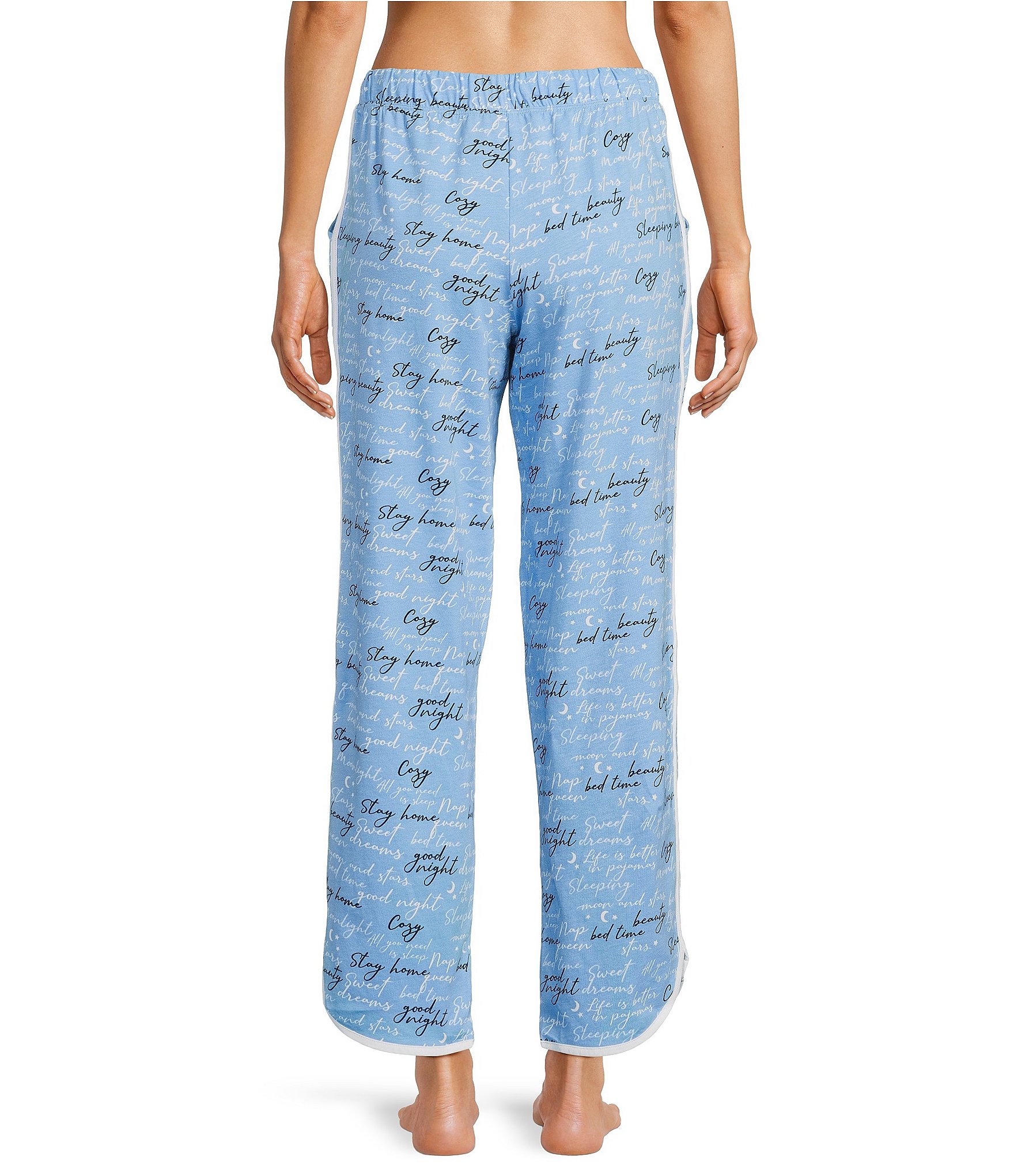 Sleep Sense Sleep Script Print Coordinating Sleep Pants