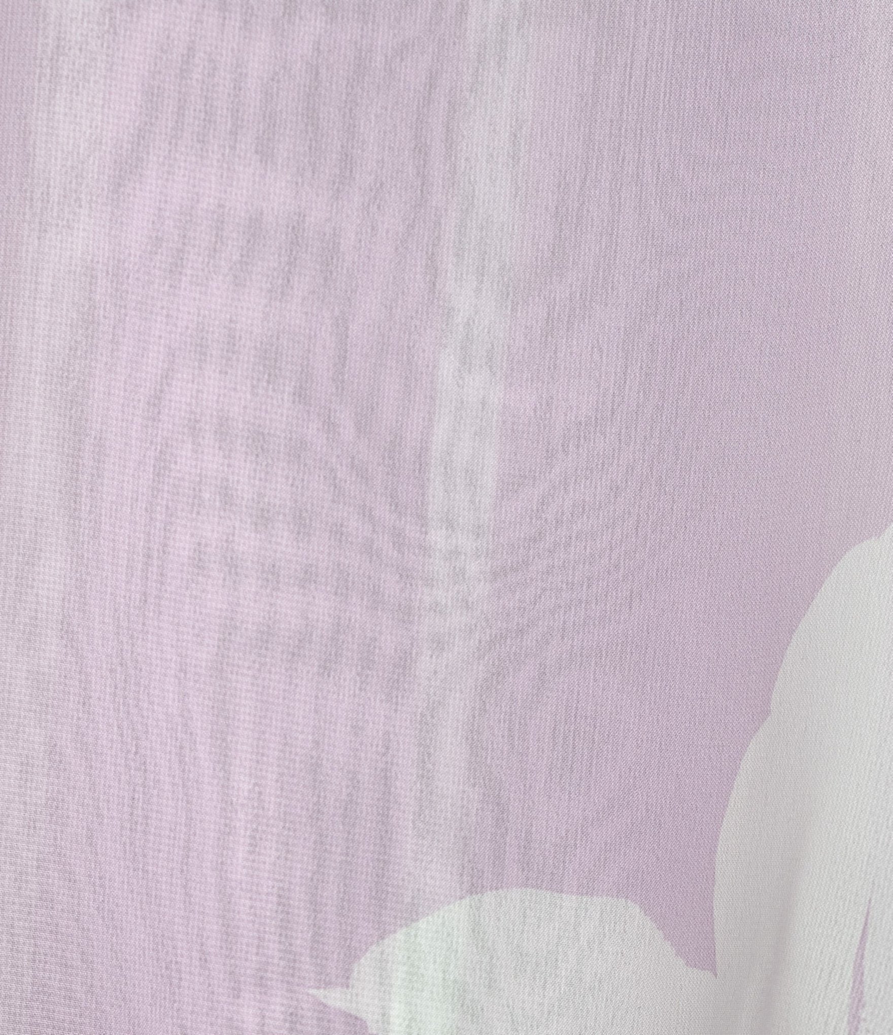 Slim Factor by Investments Floral Print 3/4 Sleeve Crew Neck Double Layer Top