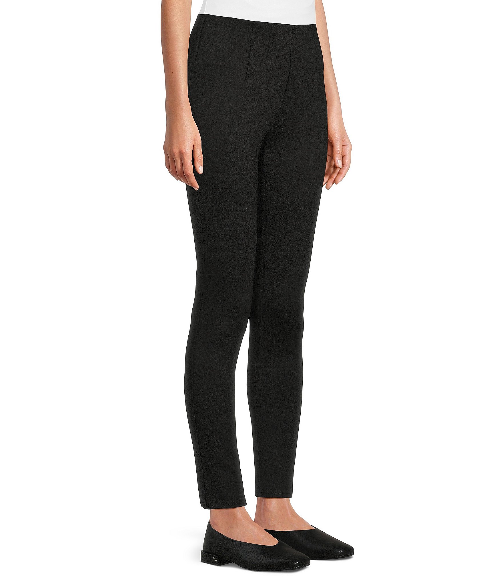 Slim Factor by Investments Ponte Knit No Waist Leggings