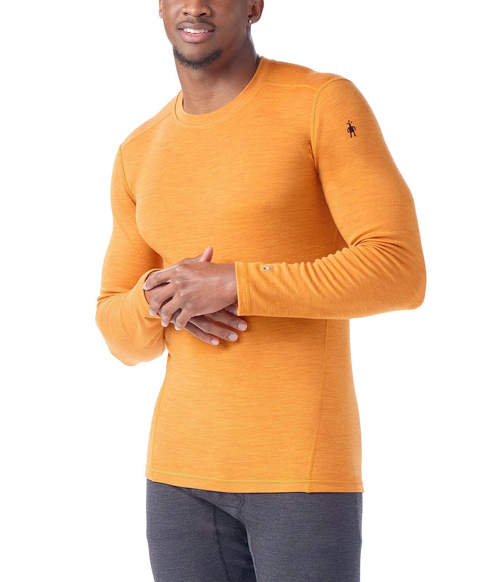 SmartWool Slim Fit Merino 250 Baselayer Colorblock Long Sleeve T-Shirt