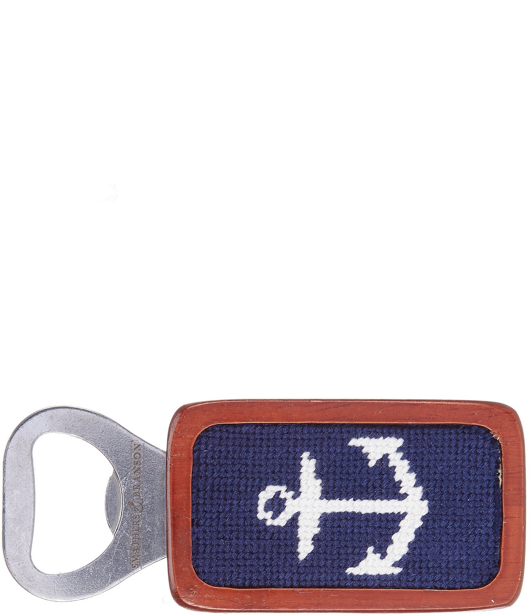 Smathers & Branson Anchor Needlepoint Bottle Opener