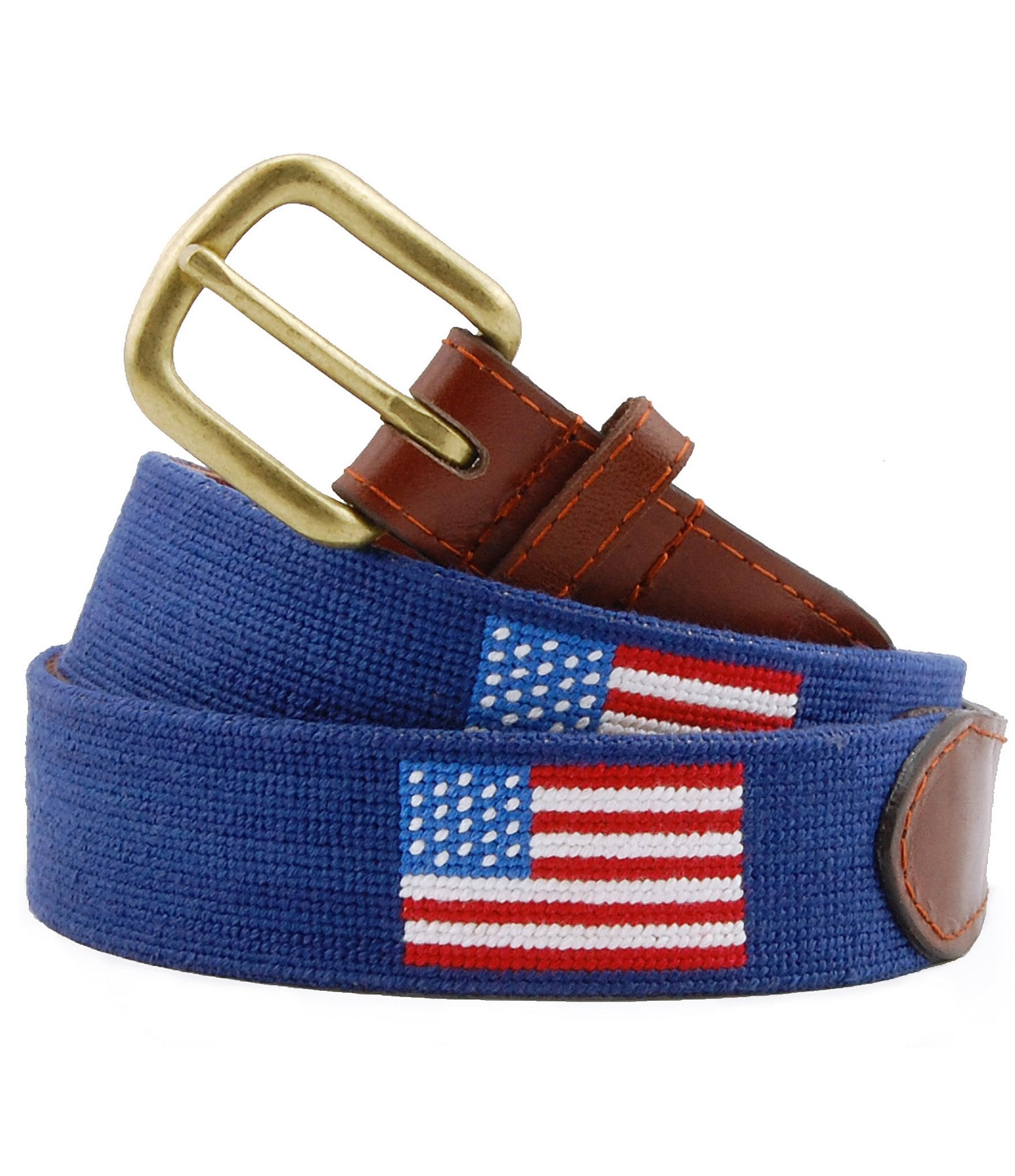 St. Louis Flag Needlepoint Belt