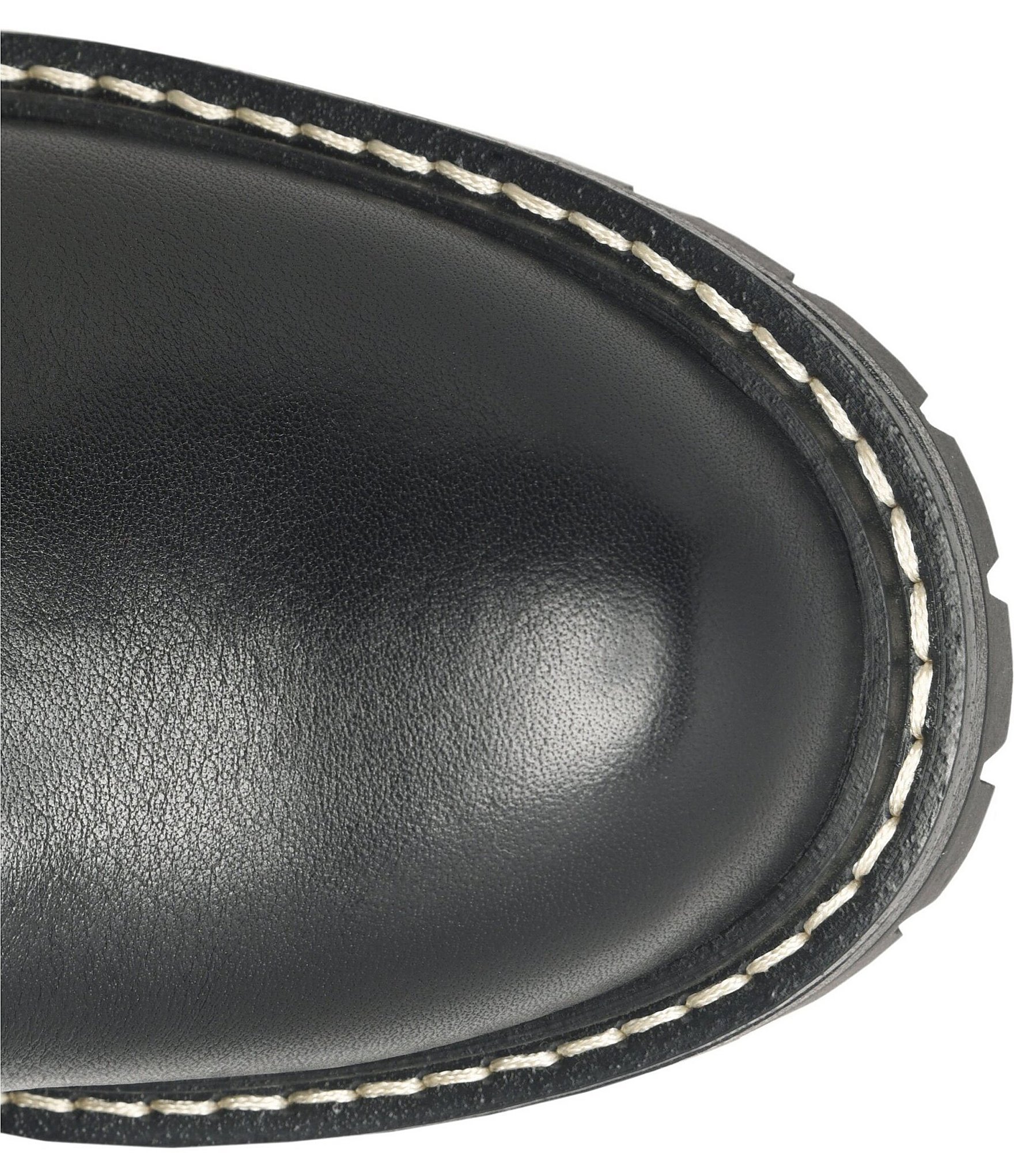 Sofft Adelle Aqua Sofft Collection Waterproof Leather Shearling Moto Buckle Boots