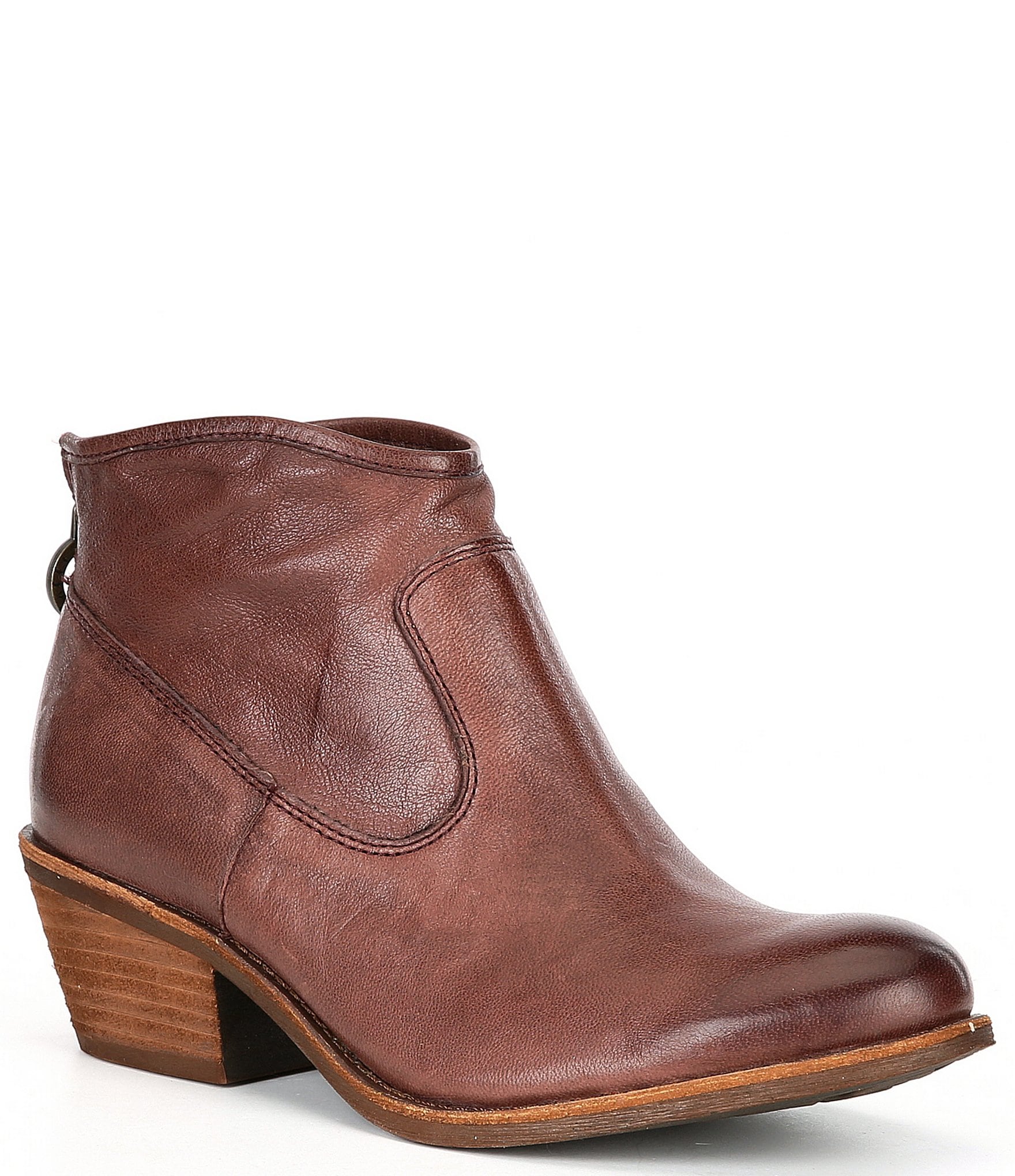 Sofft Aisley Unlined Leather Western Booties Dillard's