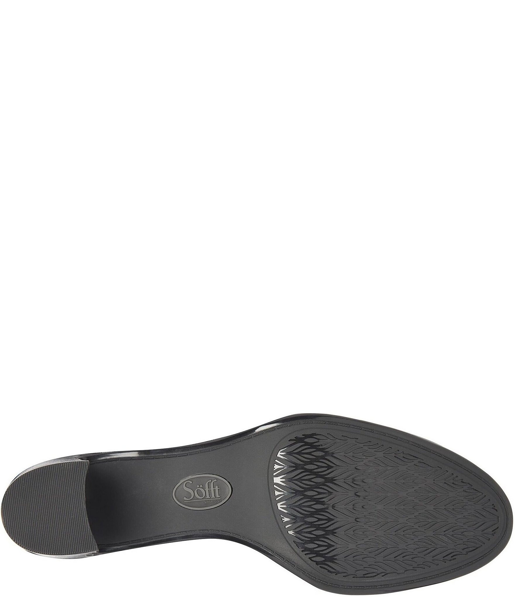 Sofft Albany Waterproof Leather Buckle Strap Hardware Block Heel Booties