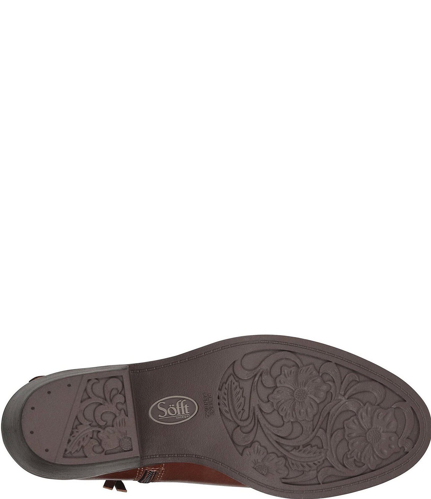 Sofft Alessandra Leather Western Buckle Booties
