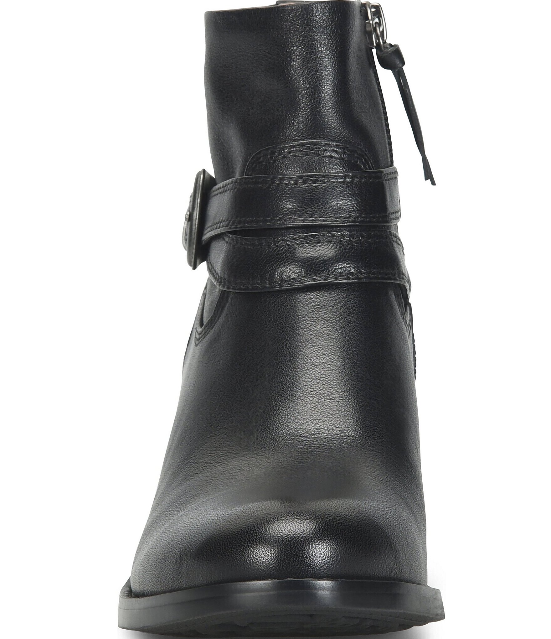 Sofft Alessandra Leather Western Buckle Booties