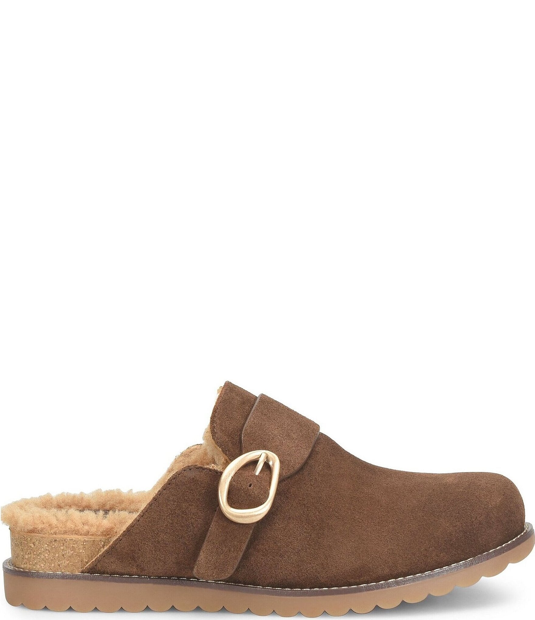 Sofft Angela Suede Shearling Clogs