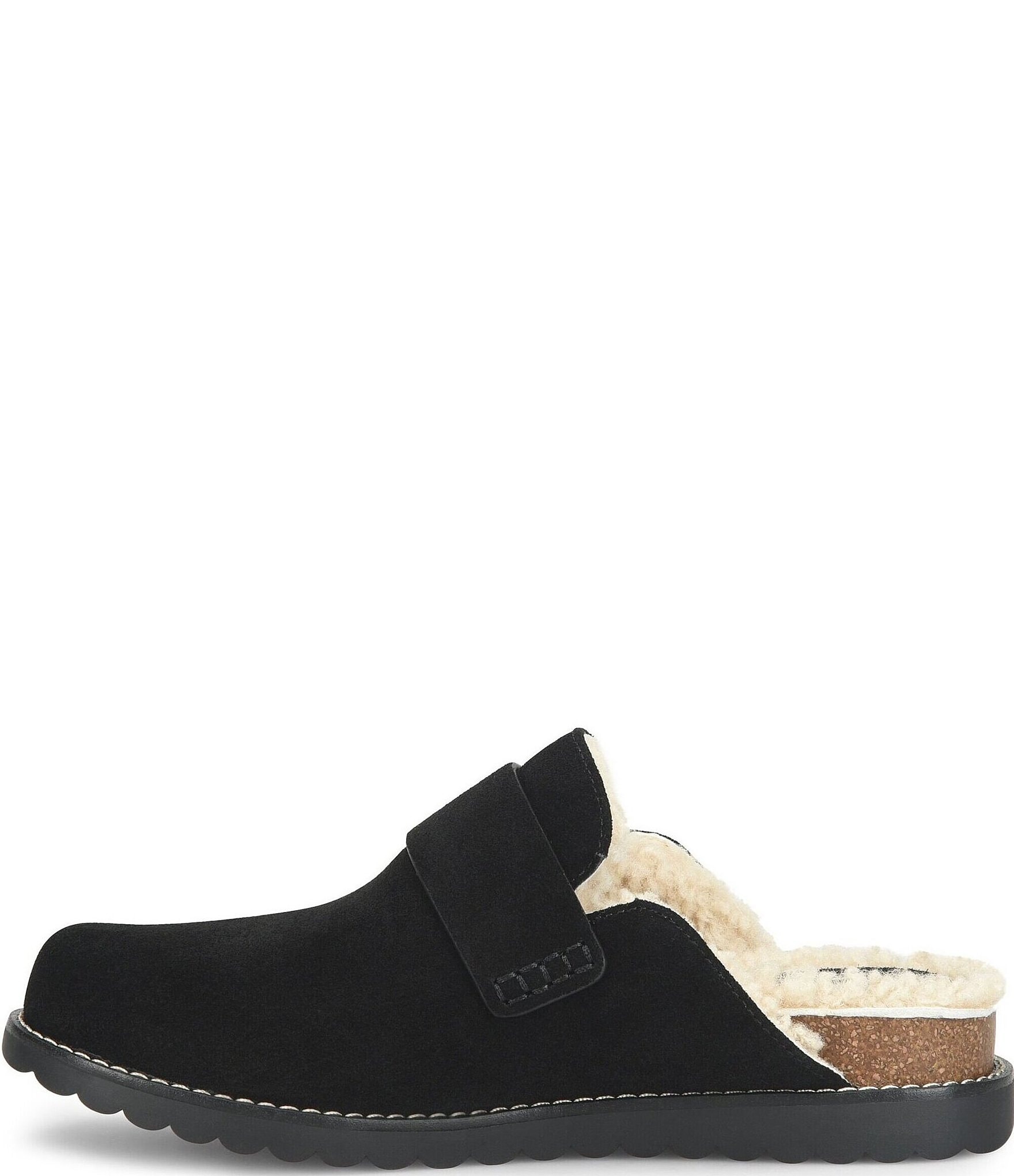 Sofft Angela Suede Shearling Clogs