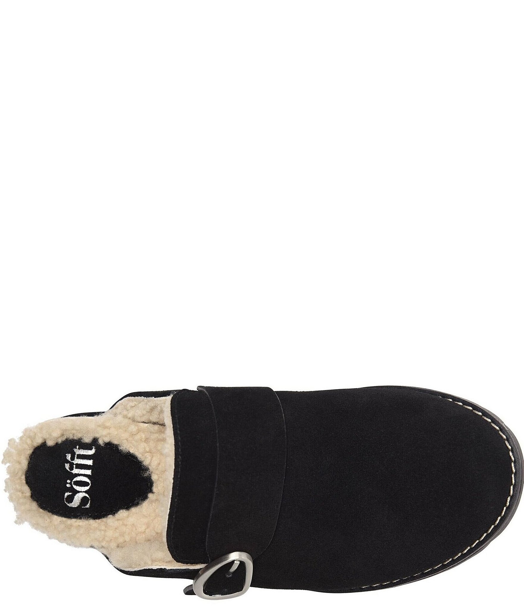 Sofft Angela Suede Shearling Clogs