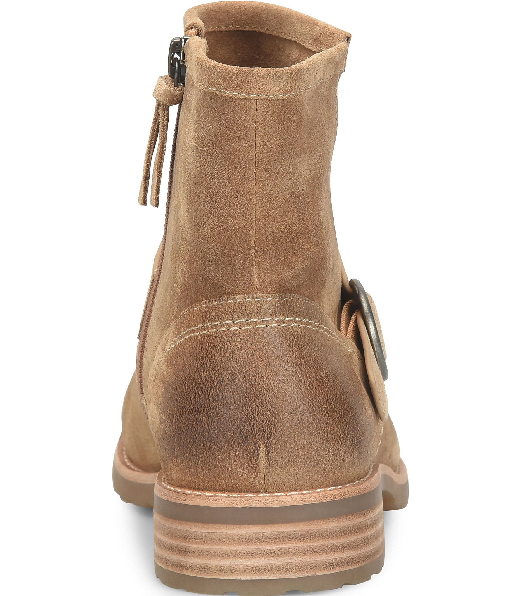 Sofft Beth Aqua Sofft Collection Suede Waterproof Buckle Booties