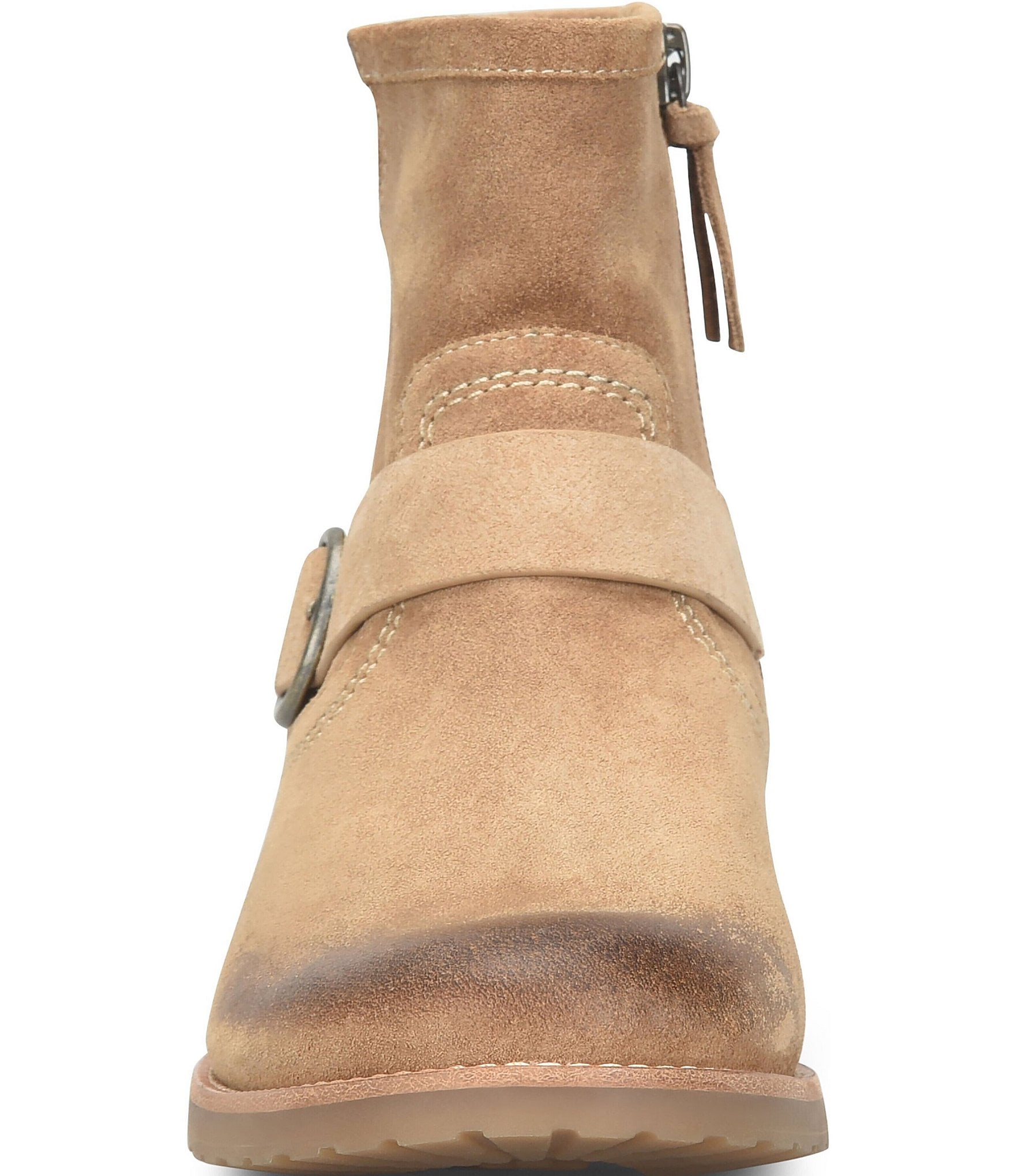 Sofft Beth Aqua Sofft Collection Suede Waterproof Buckle Booties