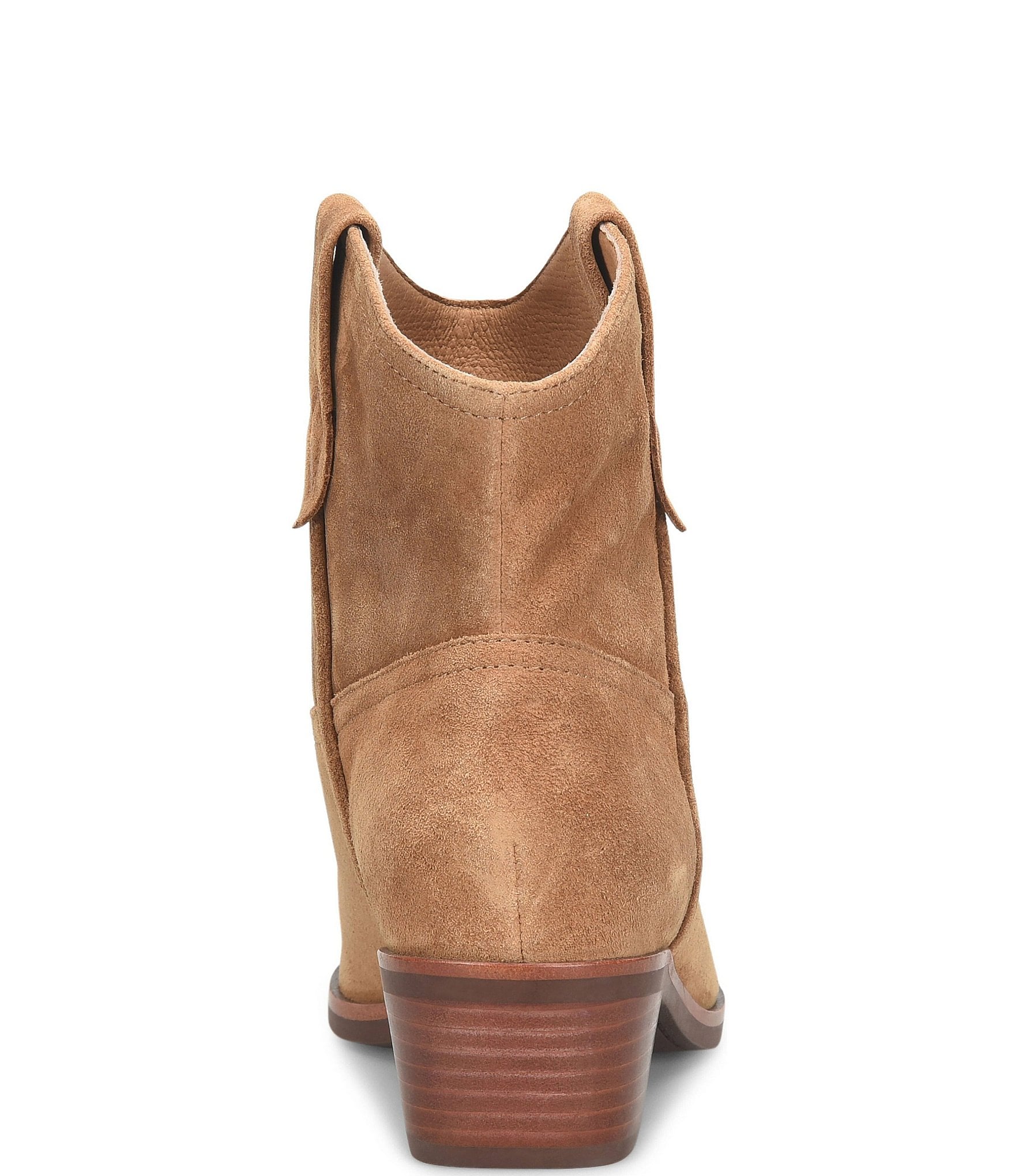 Sofft Cambridge Western Suede Pull Tab Booties