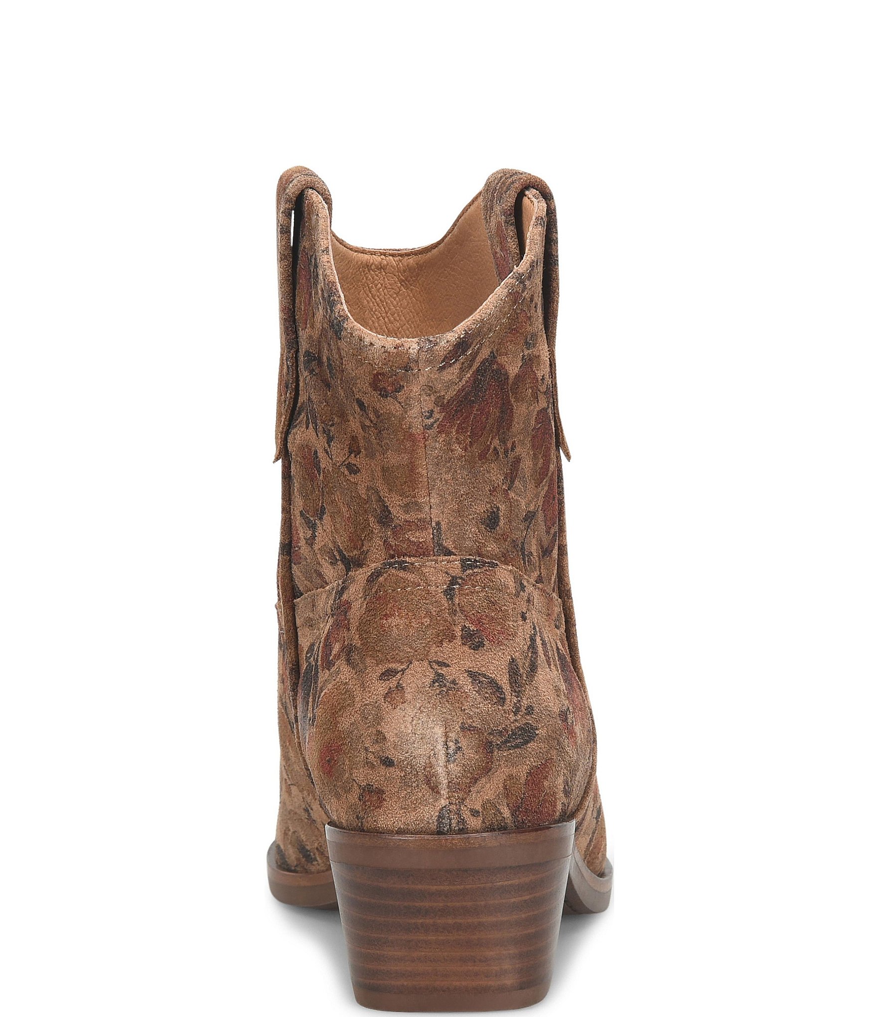 Sofft Cambridge Western Suede Pull Tab Booties