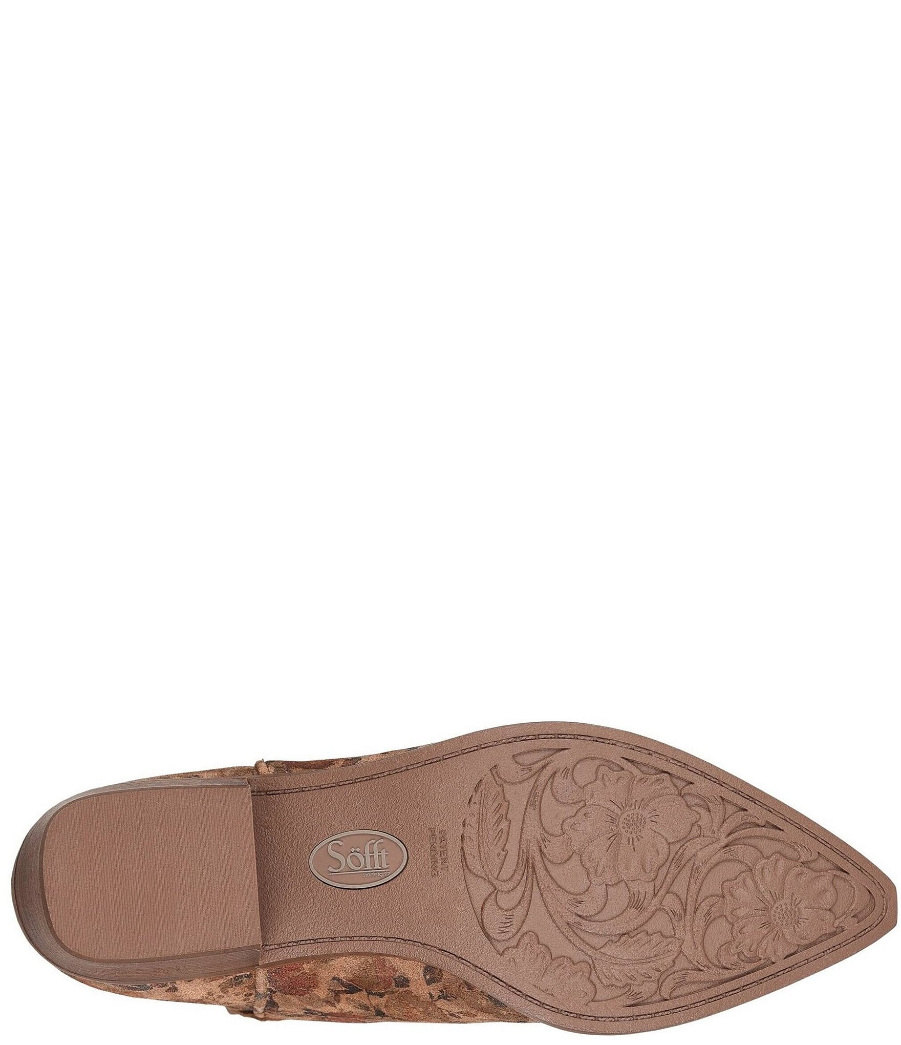 Sofft Cambridge Western Suede Pull Tab Booties