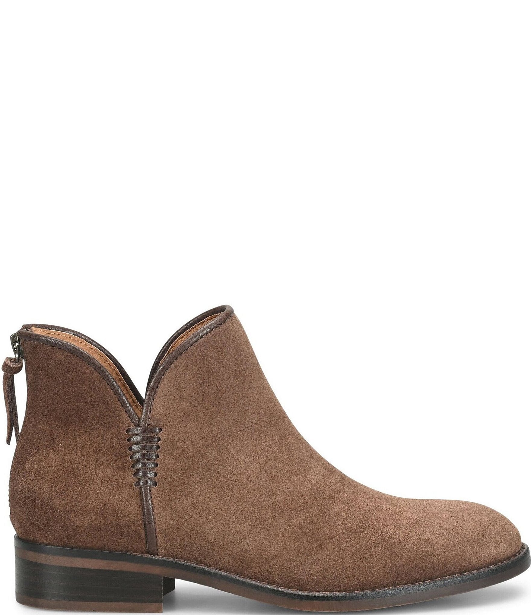 Sofft Desi Aqua Sofft Collection Suede Waterproof Whipstitch Booties