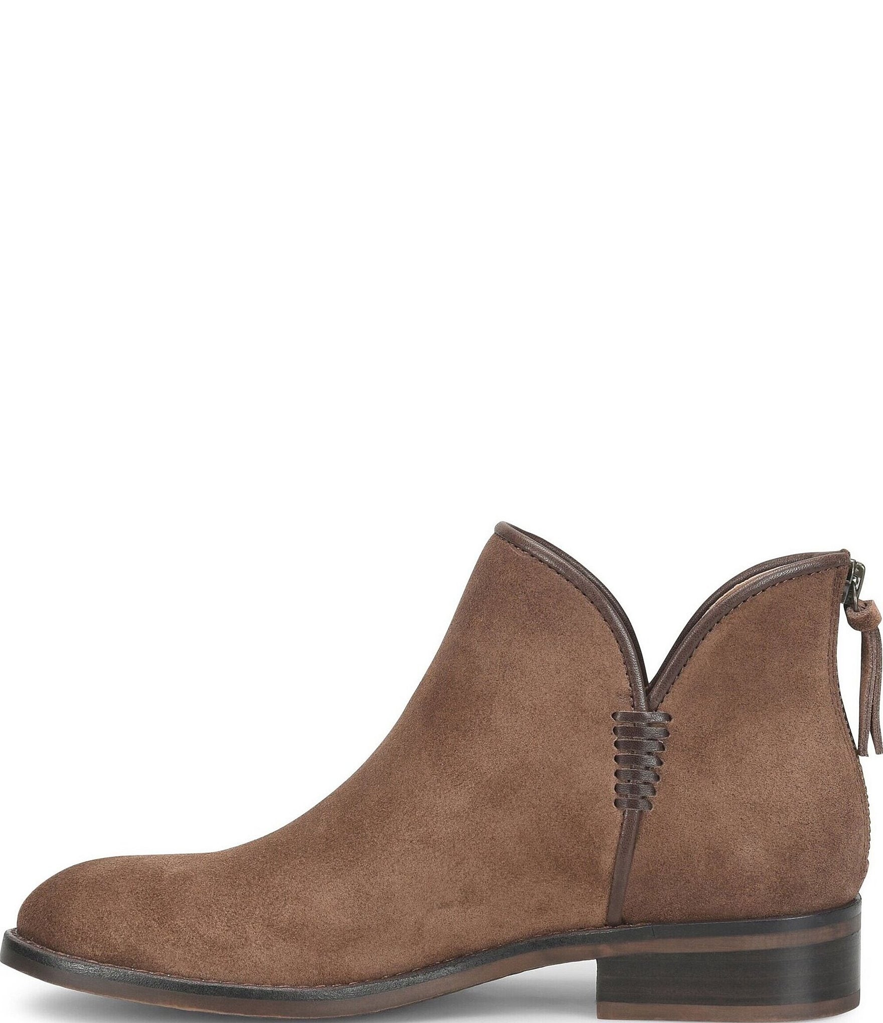 Sofft Desi Aqua Sofft Collection Suede Waterproof Whipstitch Booties