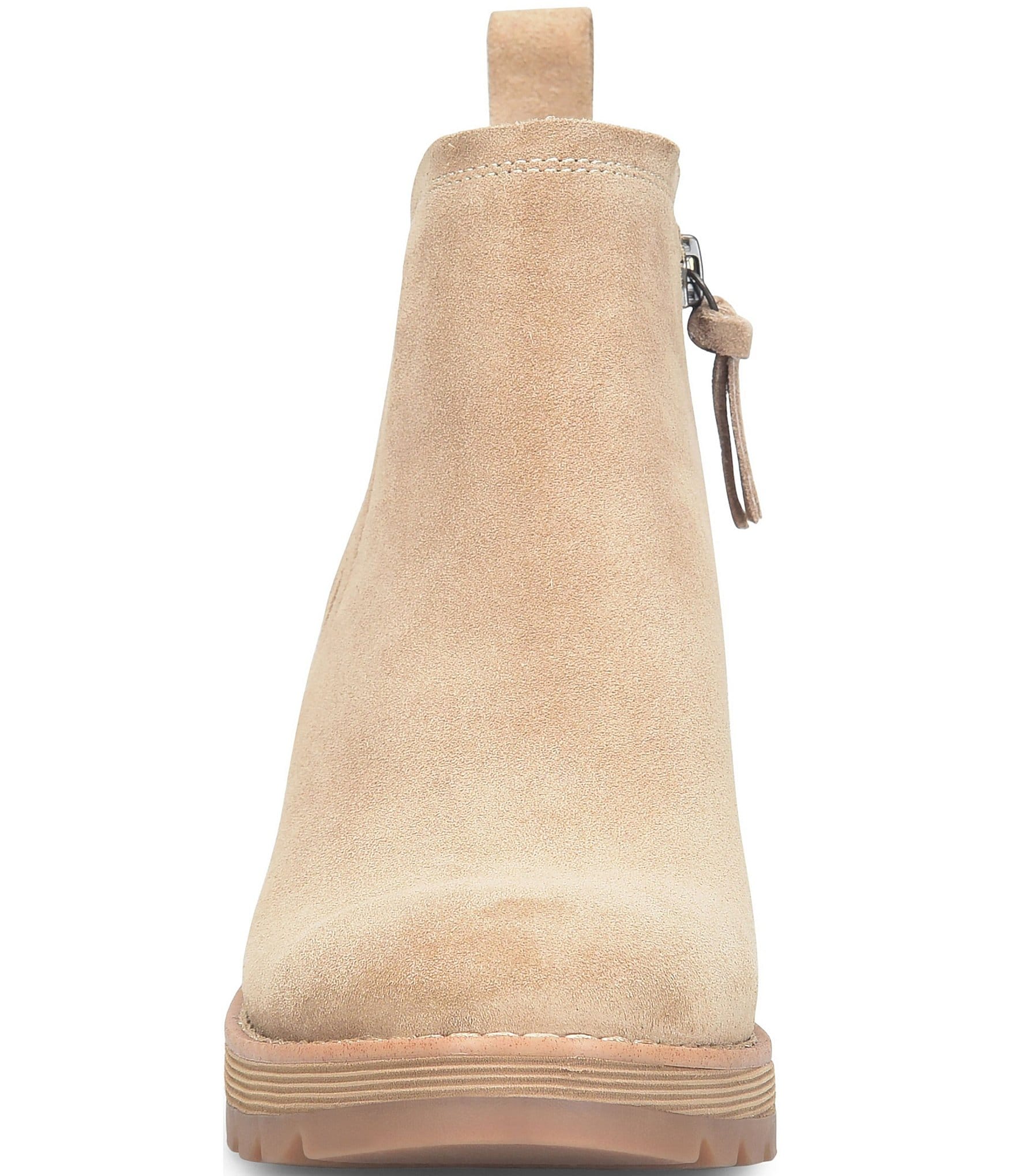 Sofft Emma Suede Wedge Ankle Booties
