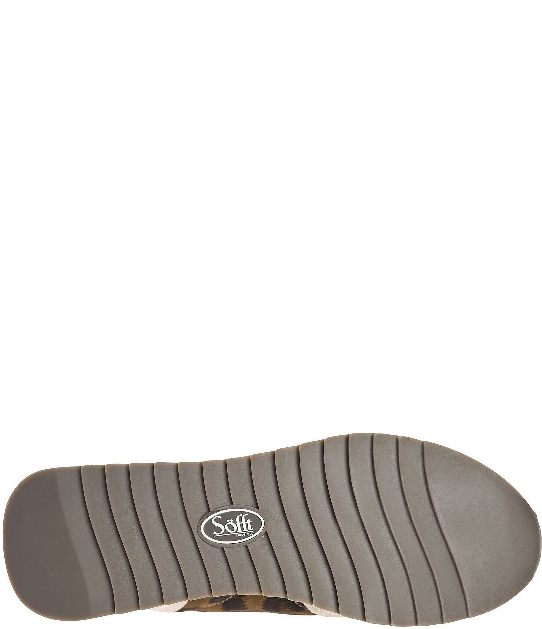 Sofft Jacklyn Leopard Suede Retro Sneakers