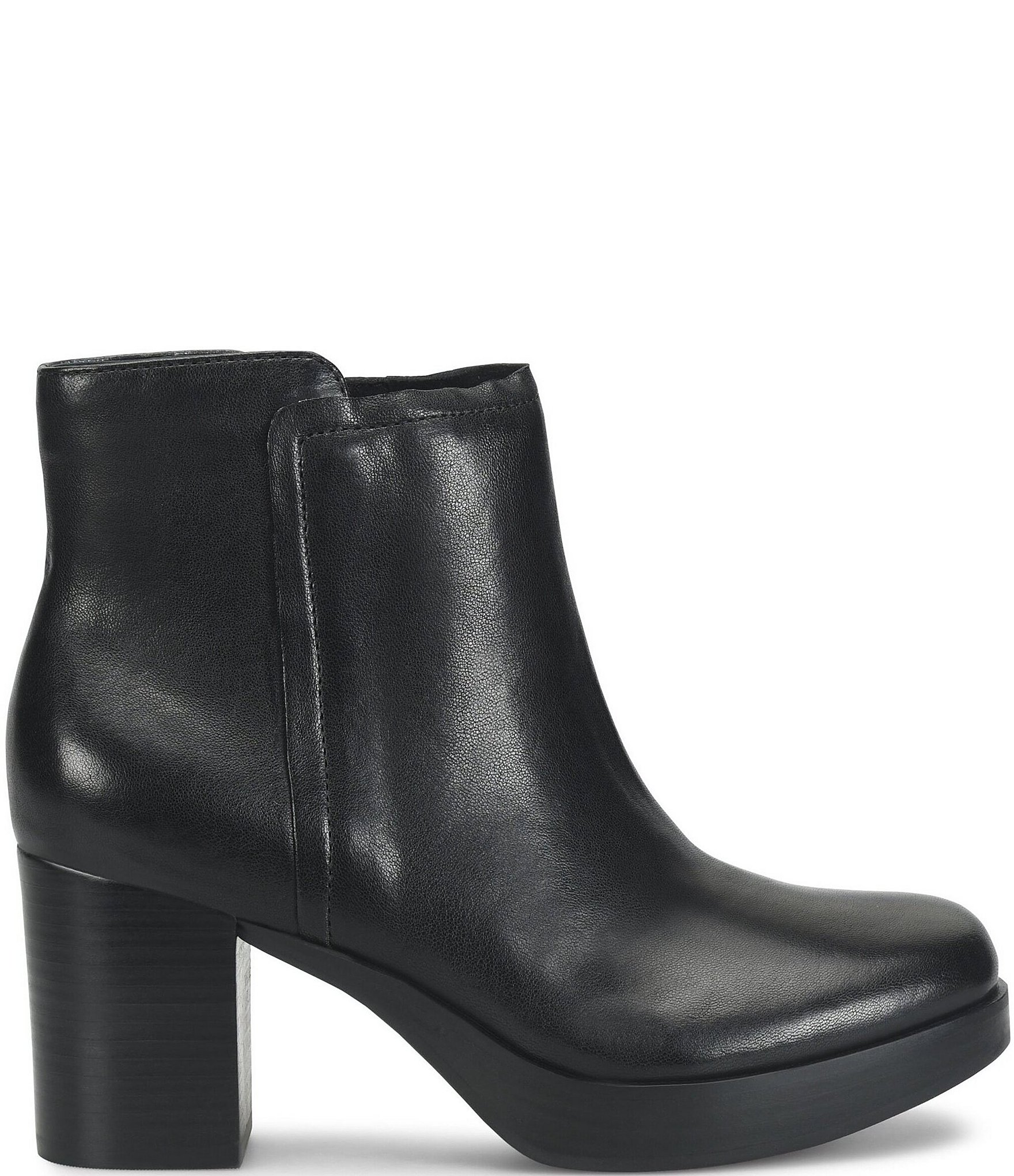 Sofft Kendall Leather Platform Booties