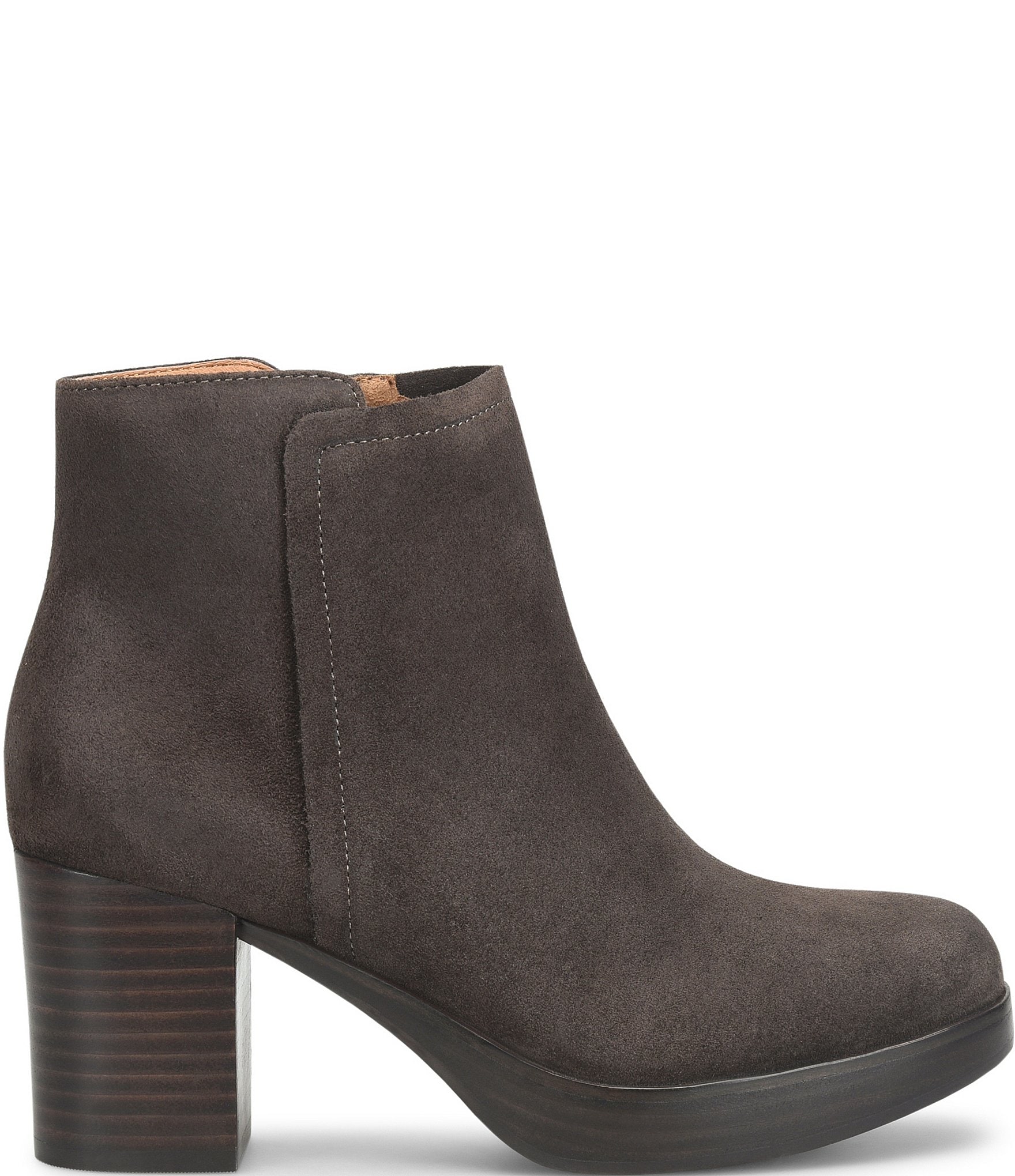 Sofft Kendall Suede Platform Booties