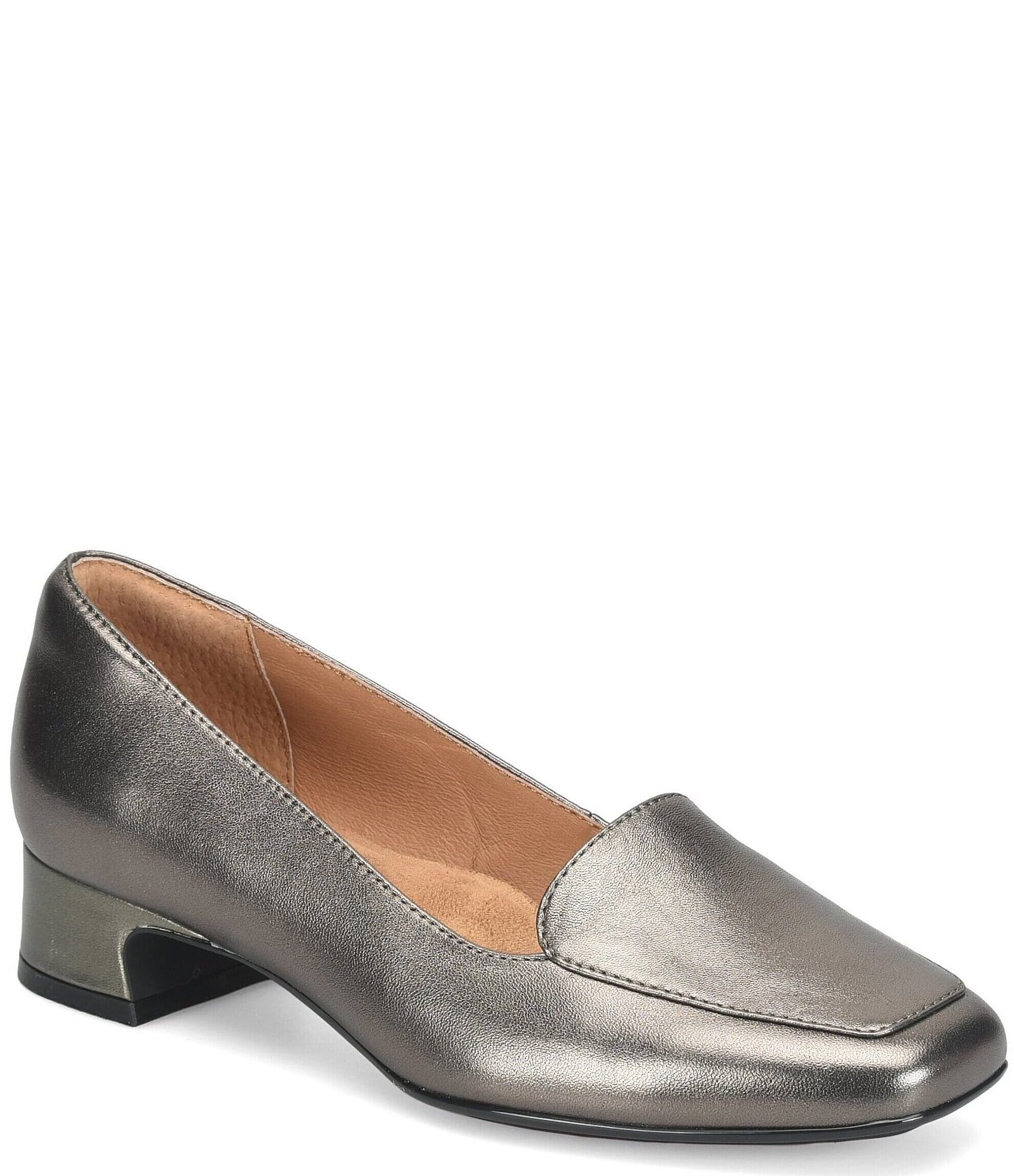 Sofft Lavender Leather Dress Loafer Pumps