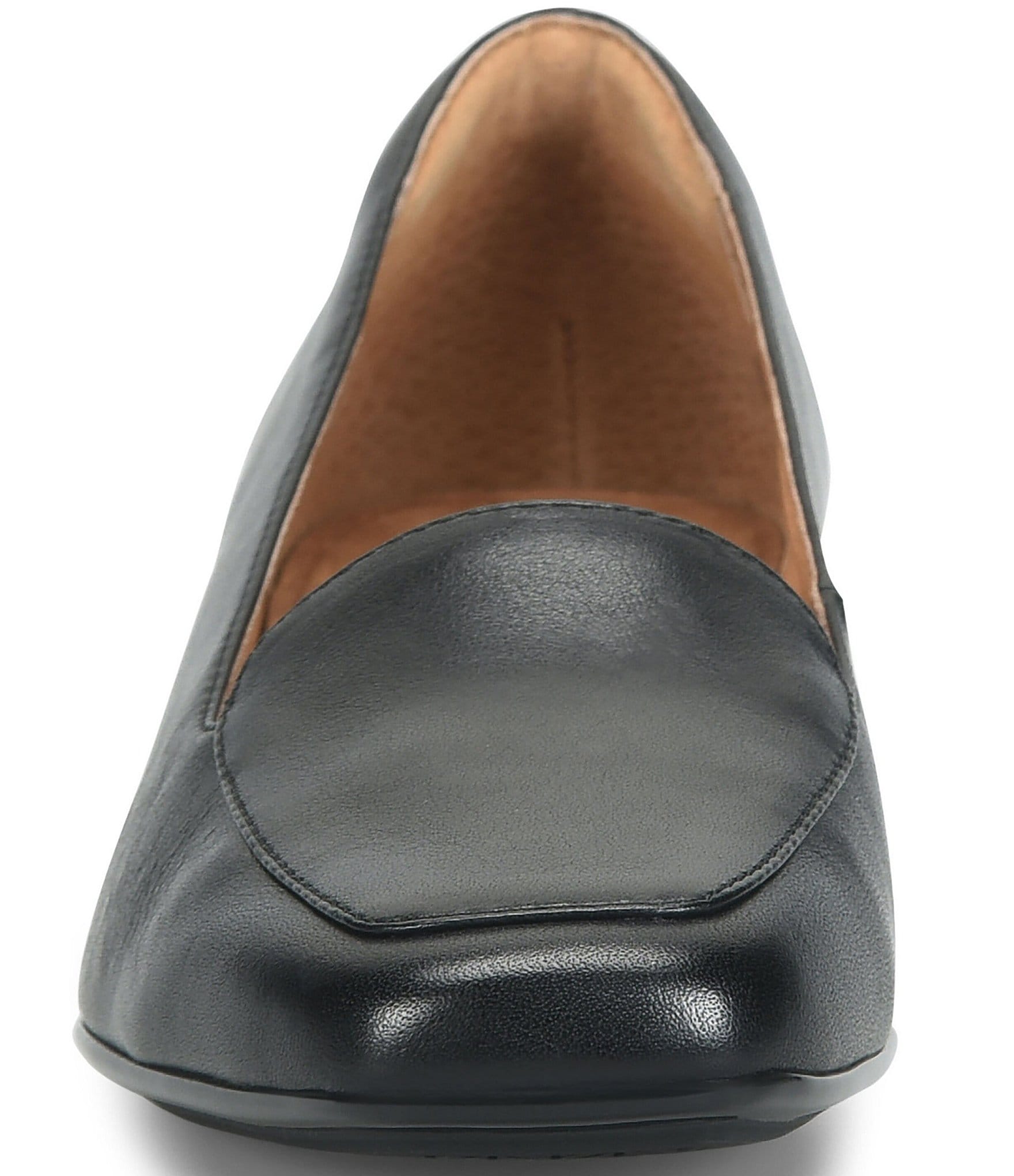 Sofft Lavender Leather Moc Toe Loafer Pumps