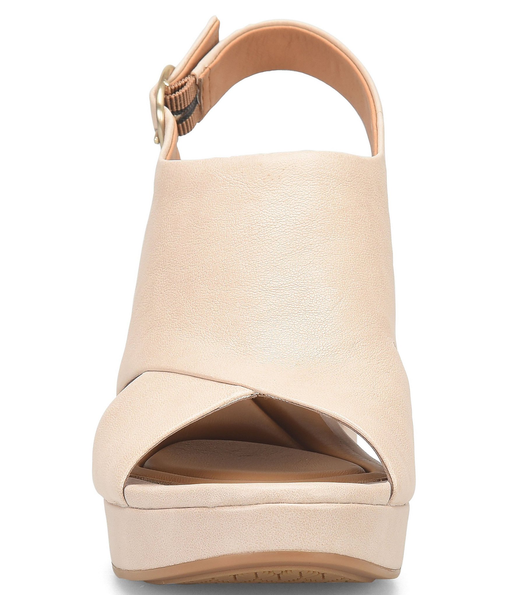 Sofft Liv Leather Block Platform Heels