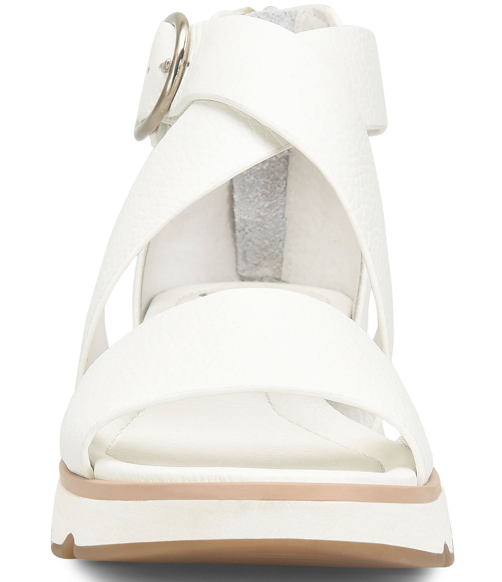 Sofft Mackenna Leather Ankle Strap Sandals