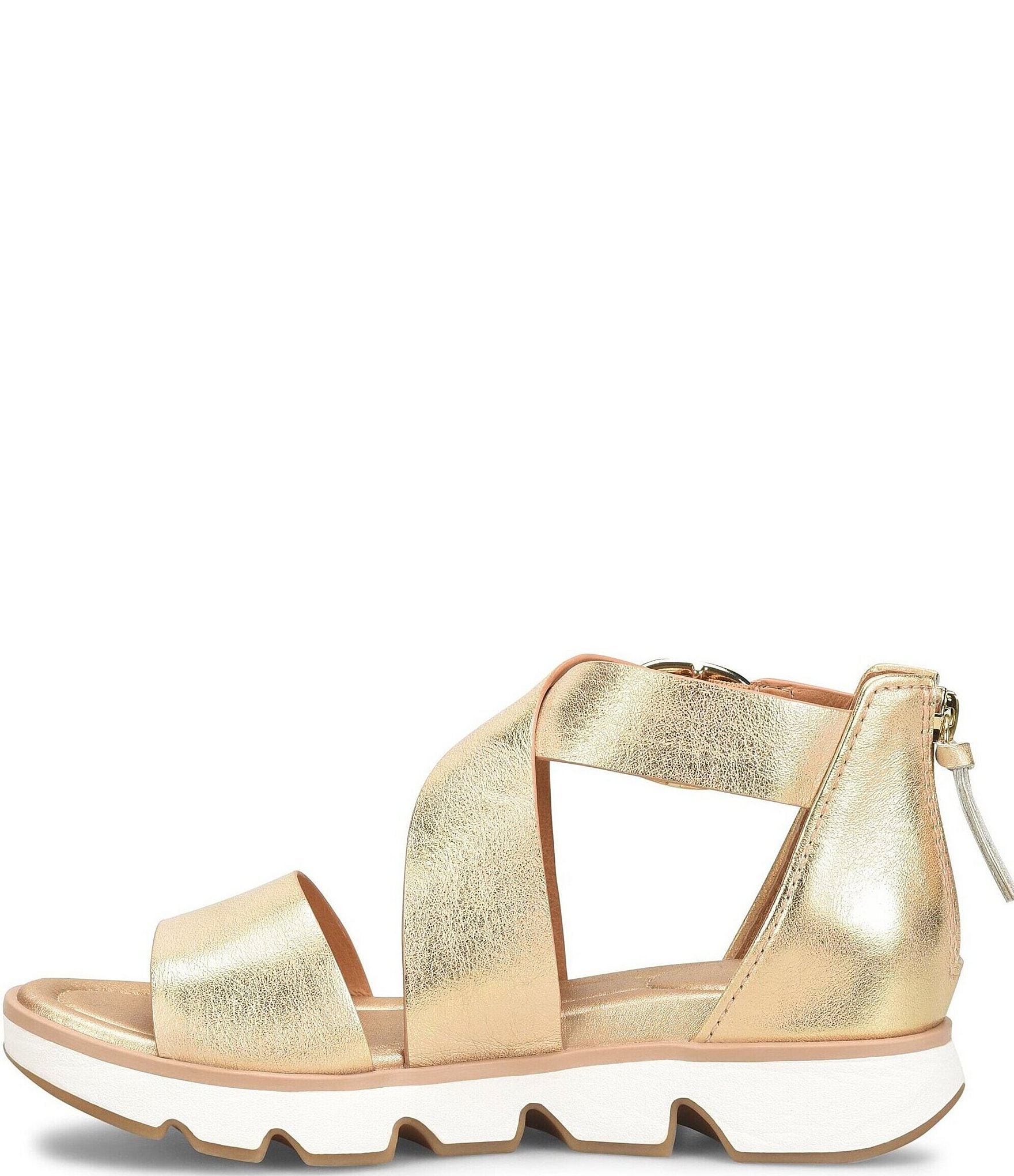 Sofft Mackenna Leather Ankle Strap Sandals