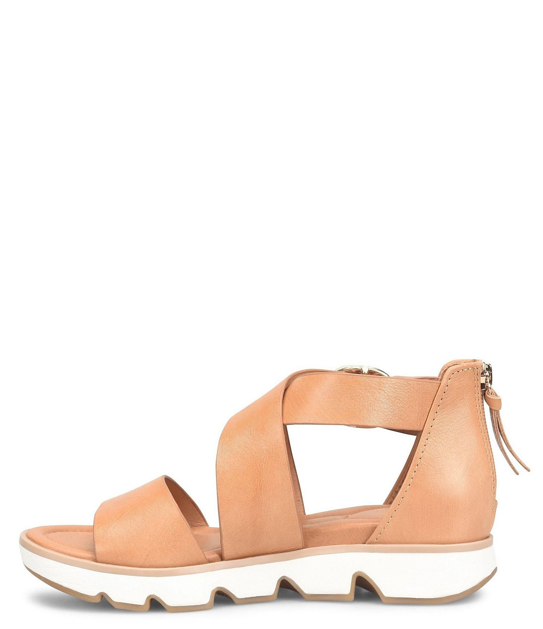 Sofft Mackenna Leather Ankle Strap Sandals